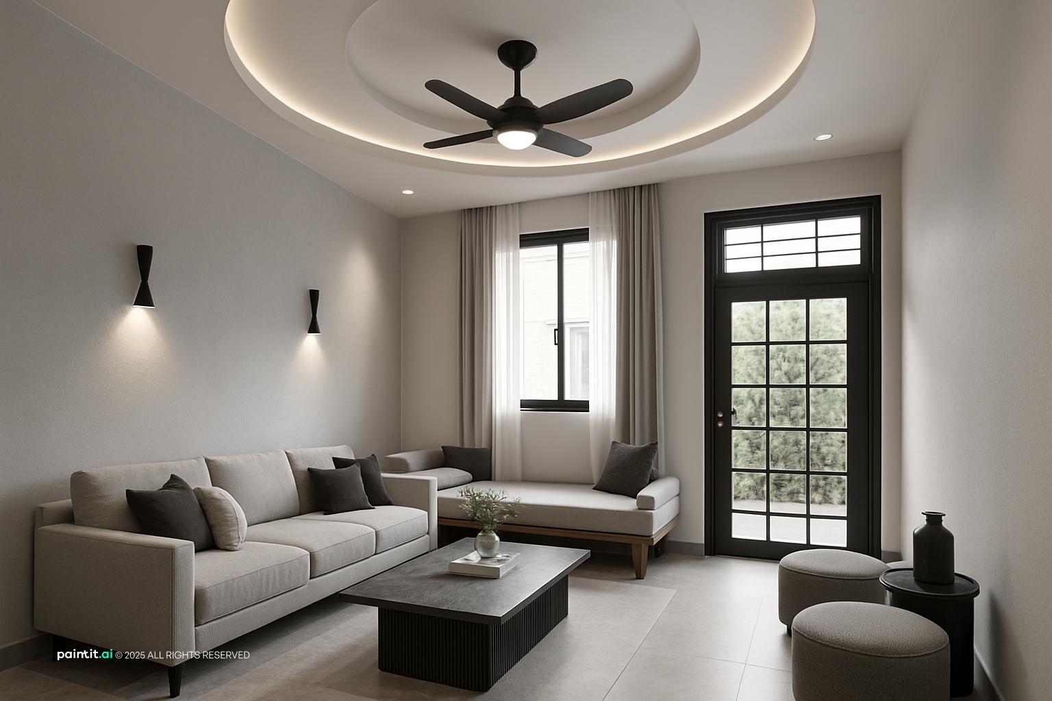 Built In Living Room: Custom Cabinetry Designs | Paintit.ai - 14