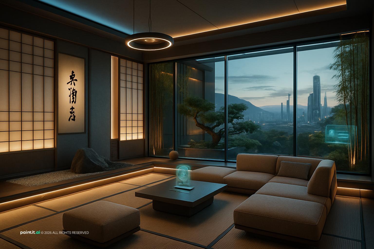 Japandi Living Room Design - Minimalist Style Guide | Paintit.ai - 32