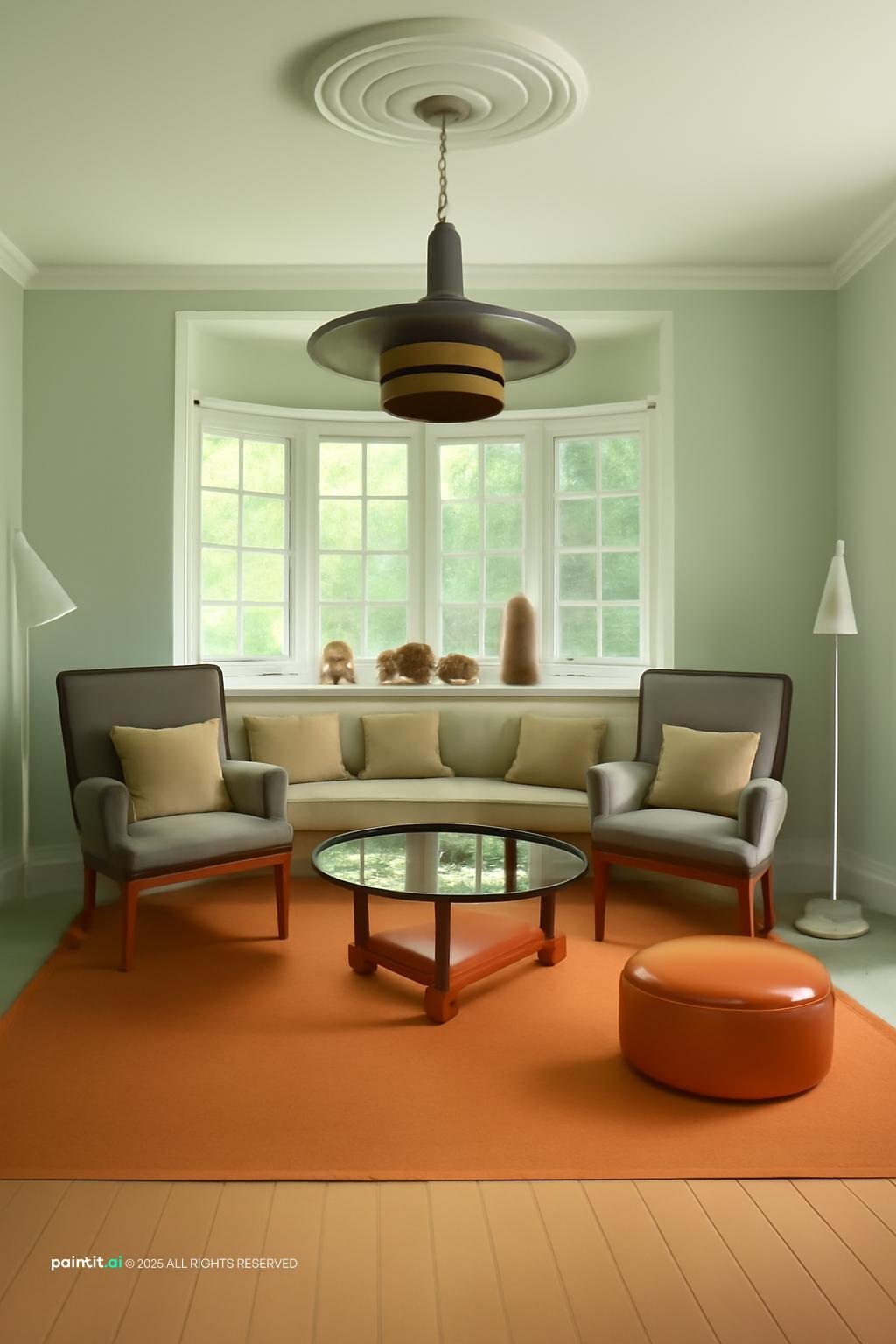 1960s Living Room: Mid-Century Modern Decor | Paintit.ai - 17