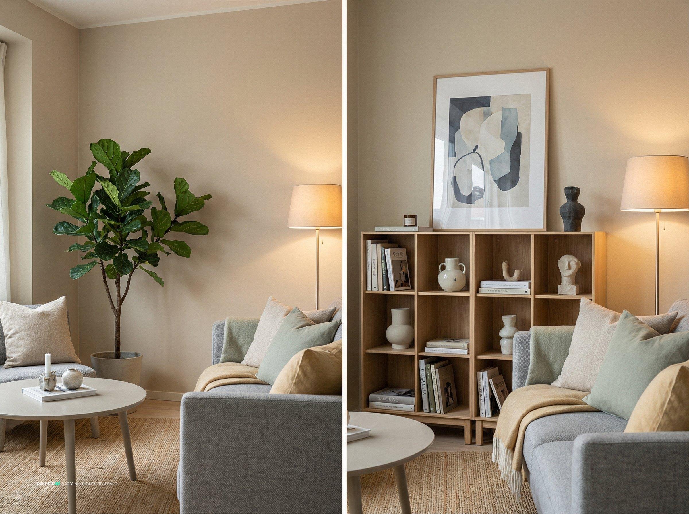 Biophilic Living Room: Nature-Inspired Design | Paintit.ai - 9