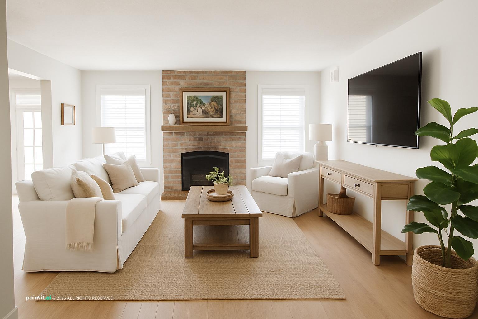 Farmhouse Living Room Ideas - Design & Decor Inspiration | Paintit.ai - 28