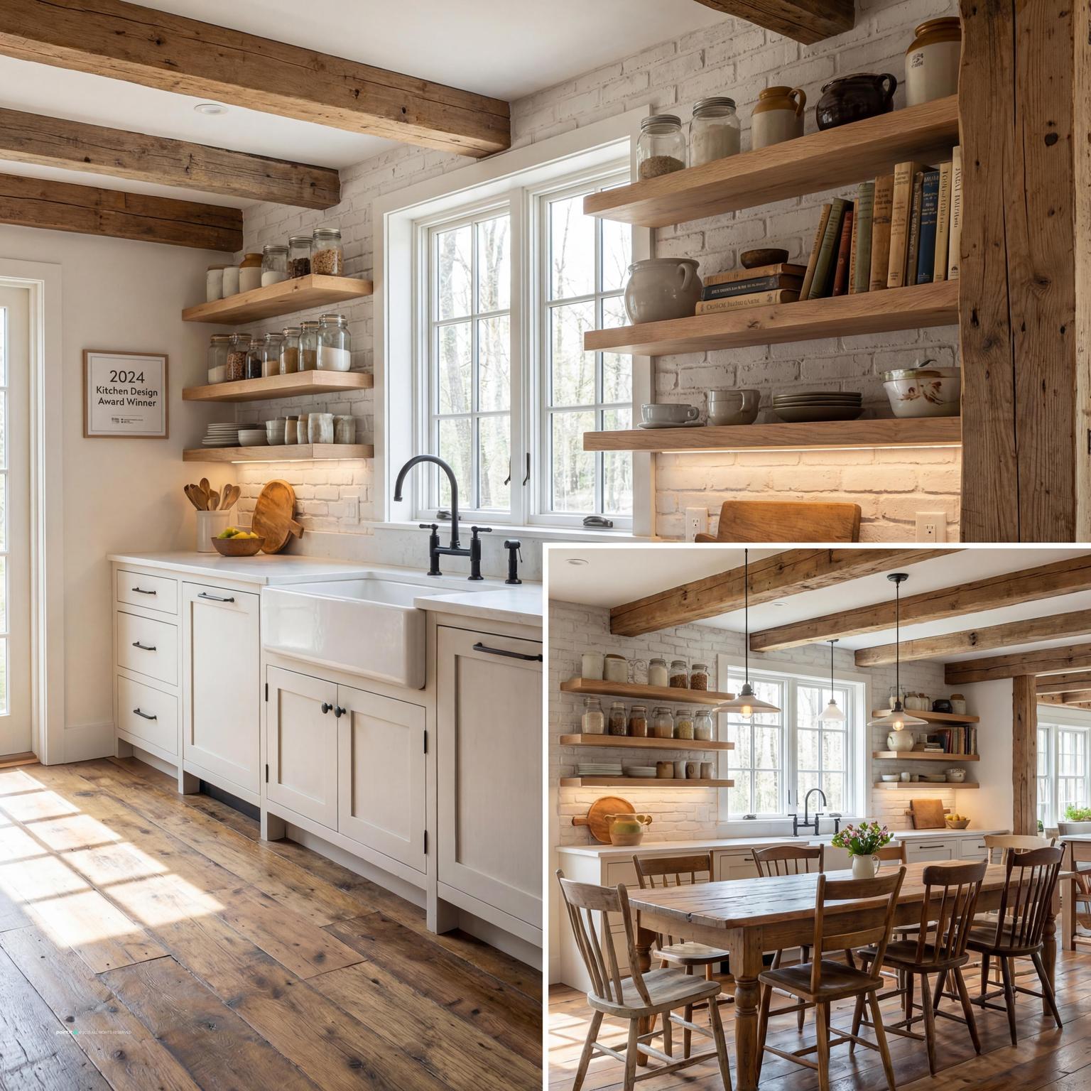 Charming Rustic Farmhouse Kitchen 3 for Country Style Interior Design Characteristics