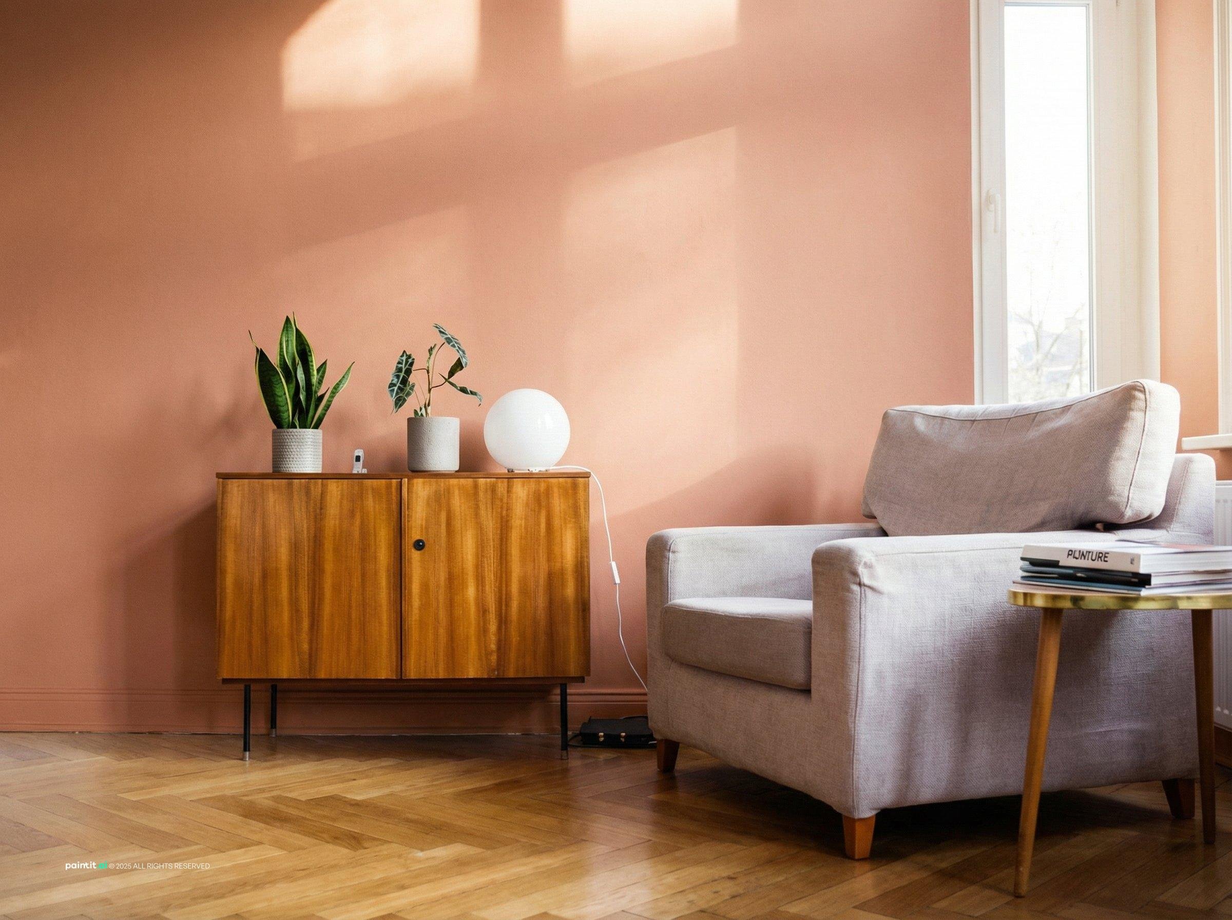 Terracotta Living Room - Warm Design Ideas | Paintit.ai - 24