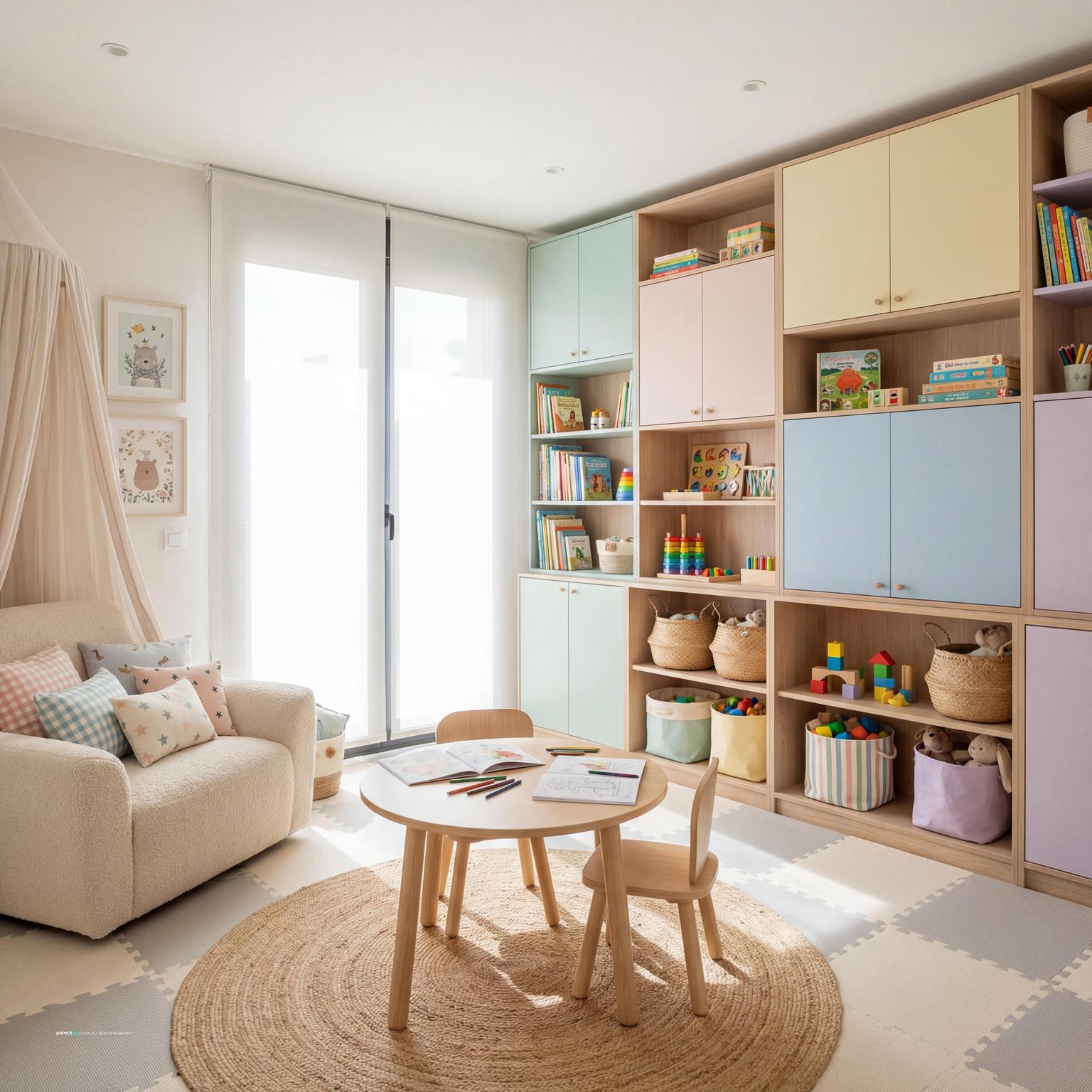 Preschool classroom interior design