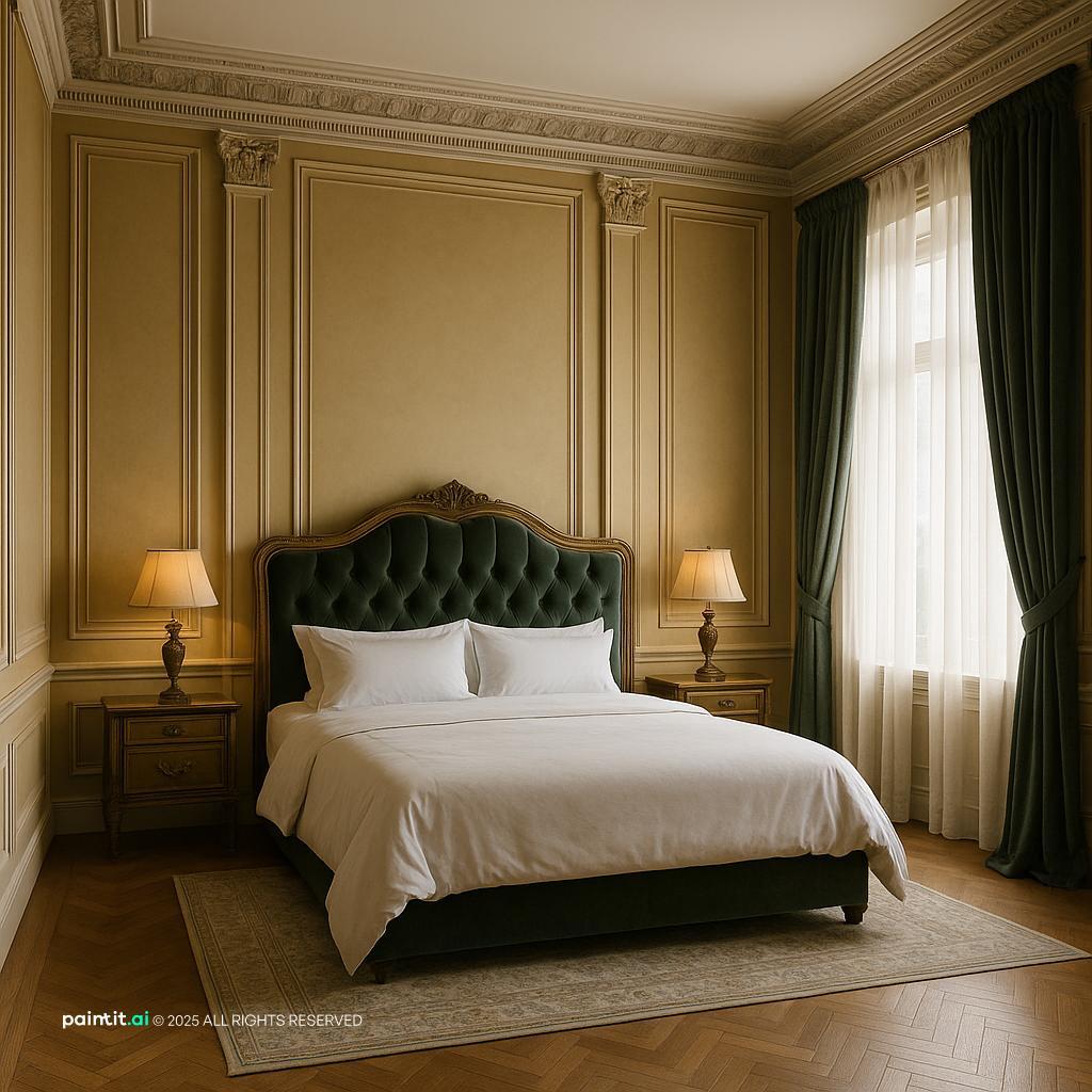Elegant Neoclassical Bedroom for Neoclassical Style Interior Design