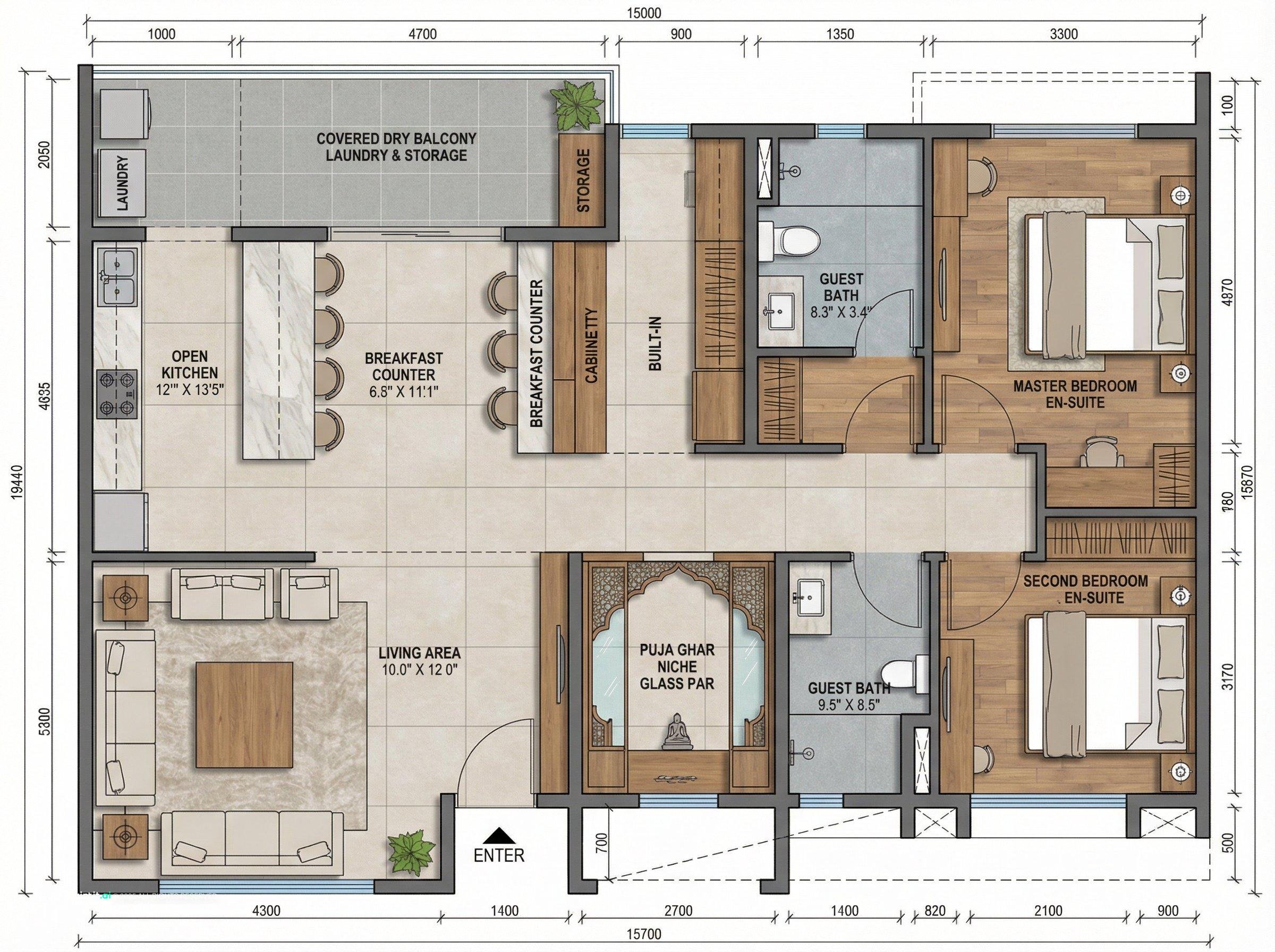 Kitchen and Living Room Ideas - Design Inspiration | Paintit.ai - 7