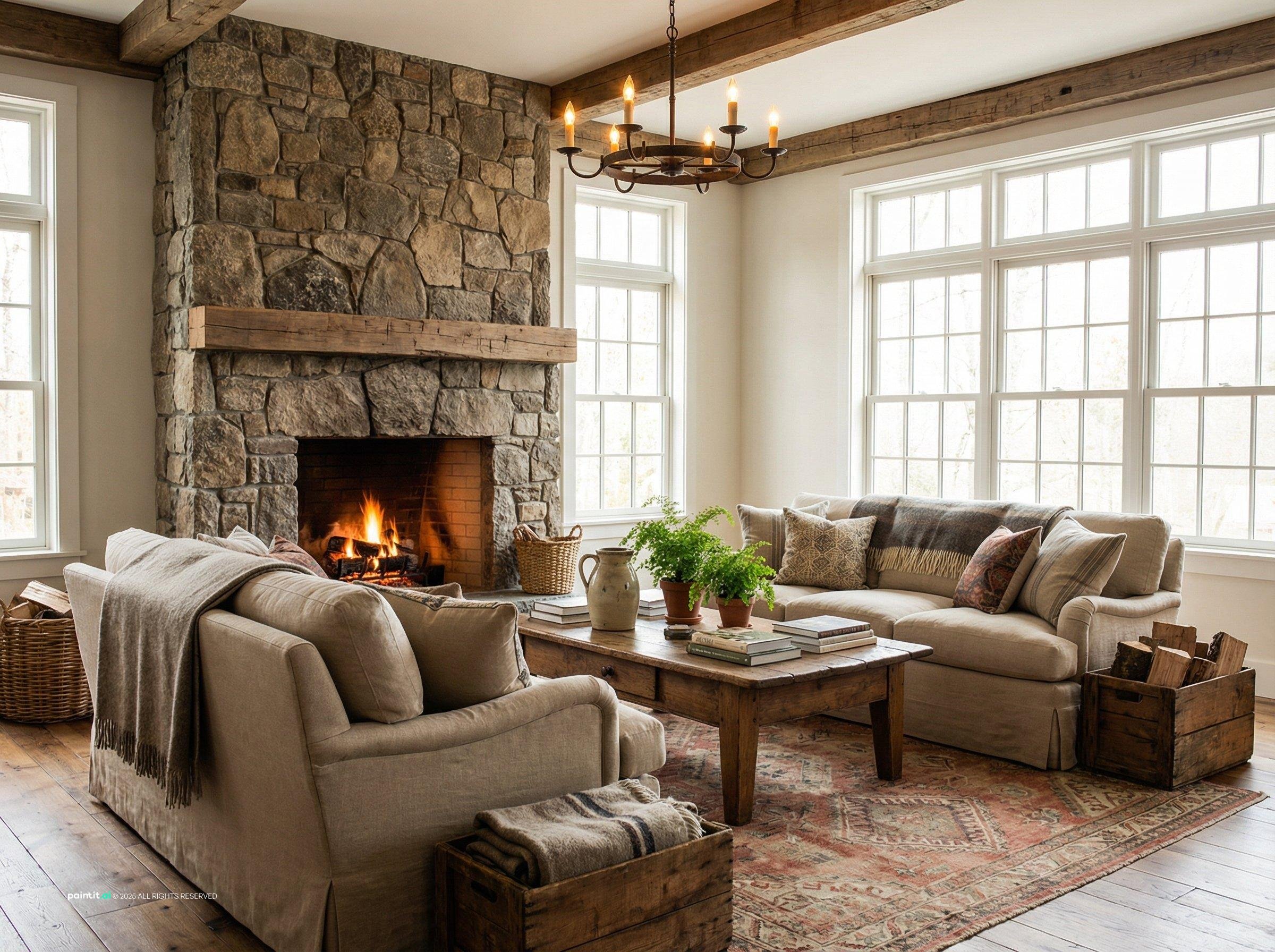 Tuscan Living Room: Authentic Decor Ideas | Paintit.ai - 21