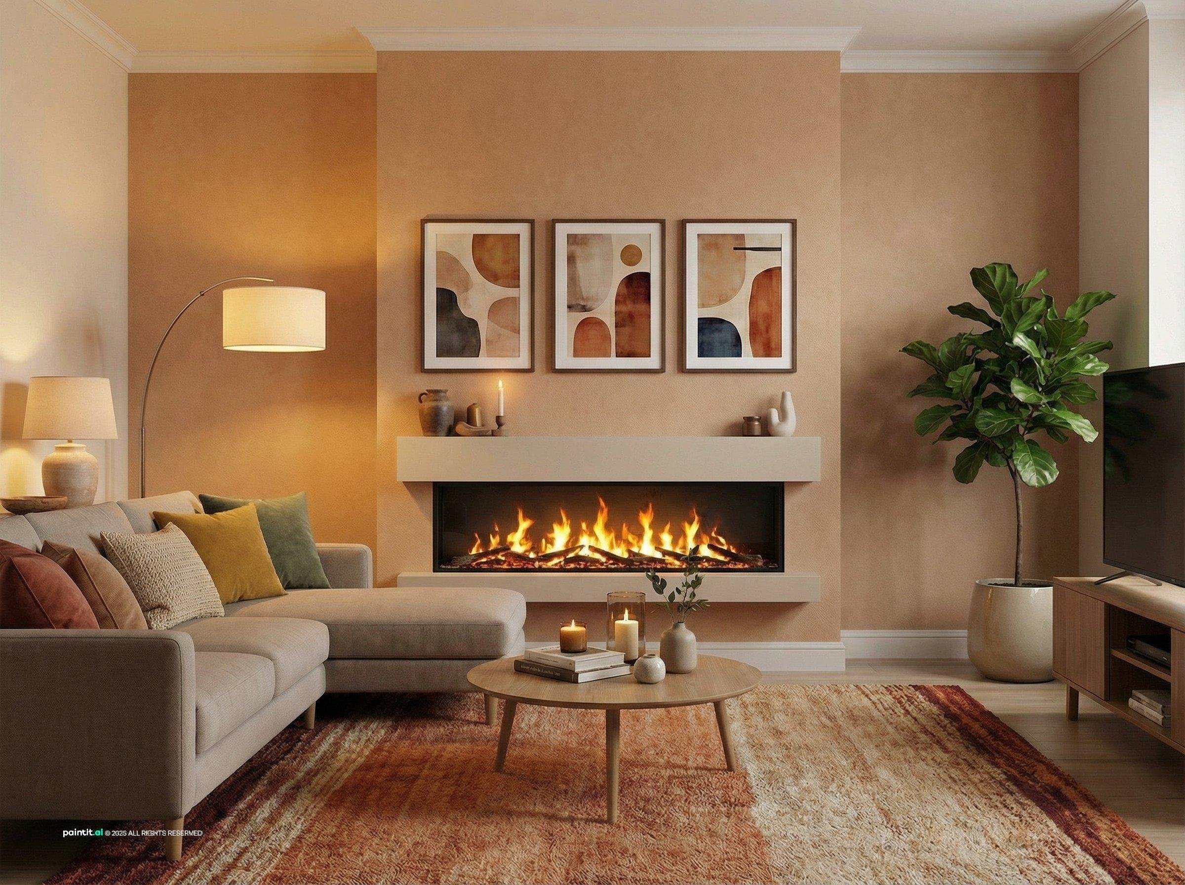 Cozy Dark Living Room: Interior Inspiration | Paintit.ai - 23