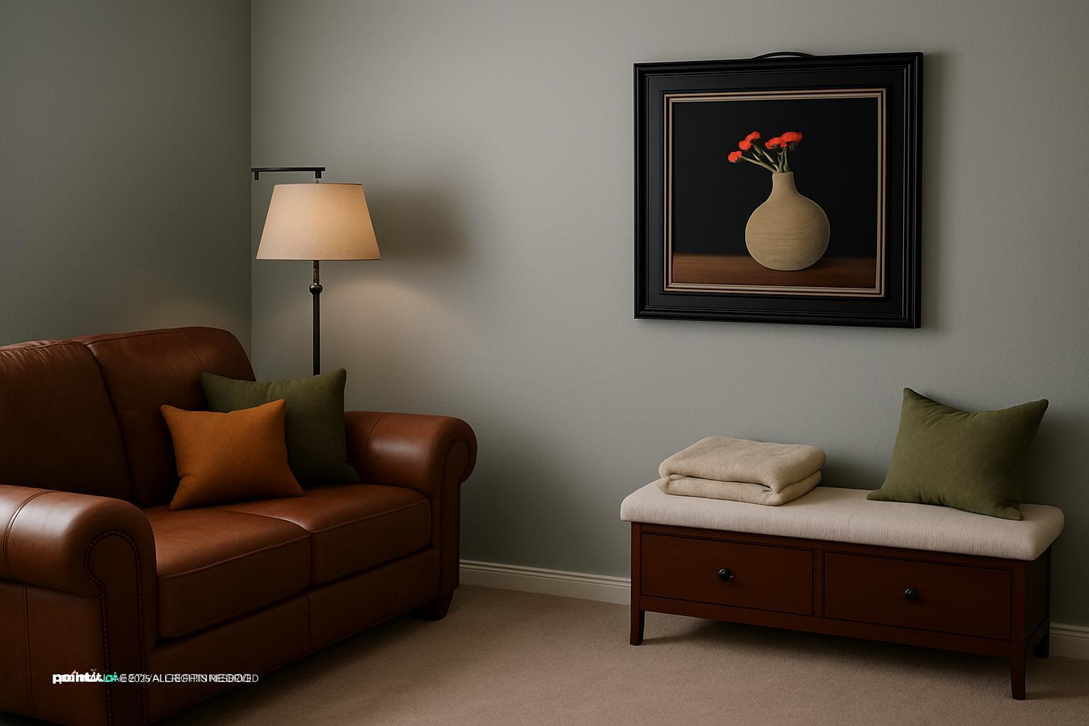 Rustic Burnt Orange Living Room: Design Inspiration | Paintit.ai - 21