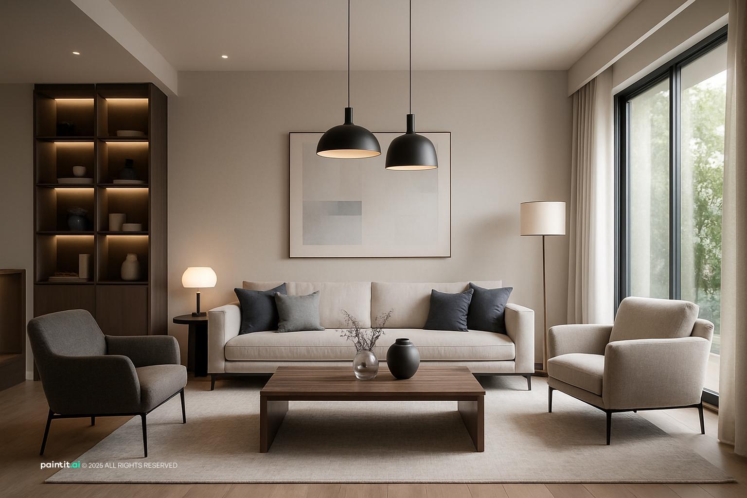 Layered Neutral Living Room 9 for Kelly Hoppen Interior Design Style