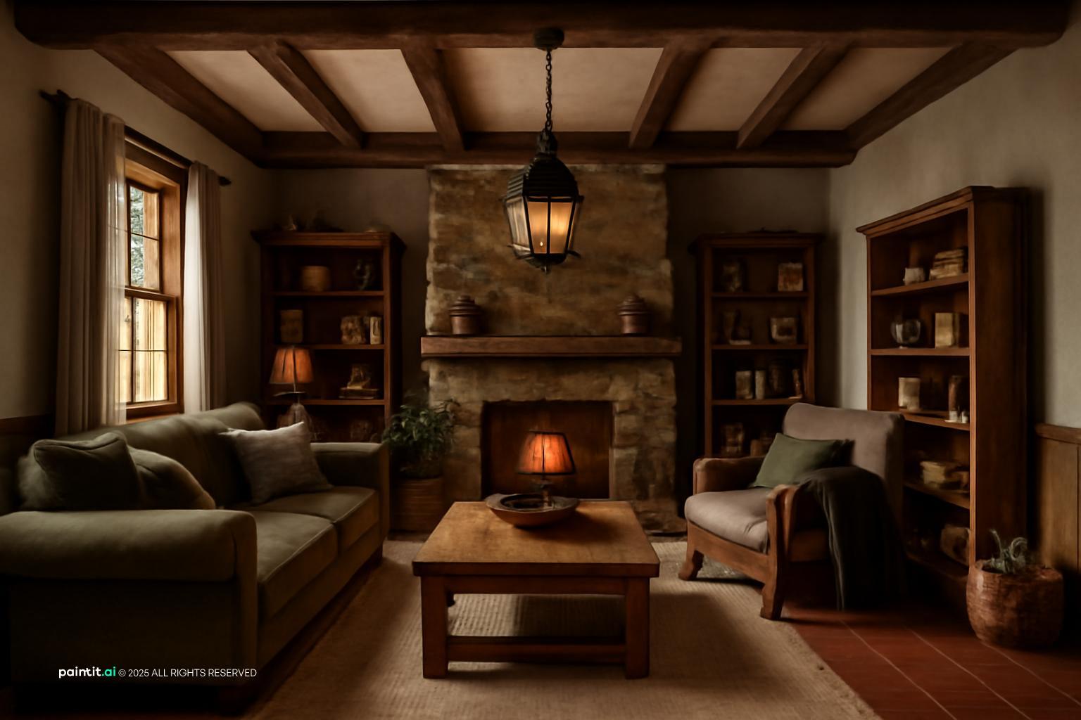 Cottage Living Room: Charming Decor Concepts | Paintit.ai - 16