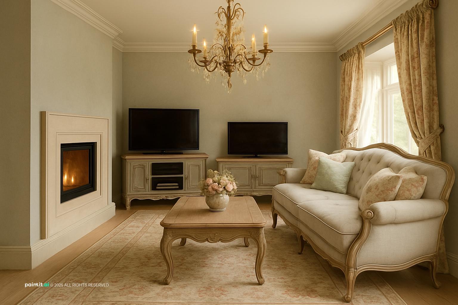 French Cottage Living Room - Chic Decor Ideas | Paintit.ai - 39