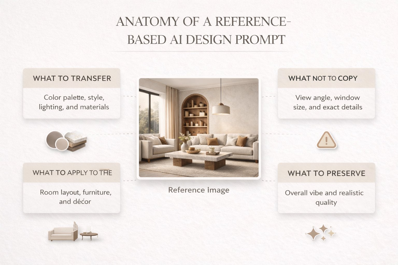 Educational prompt anatomy visual for writing better Pinterest-inspired prompts in Paintit.ai