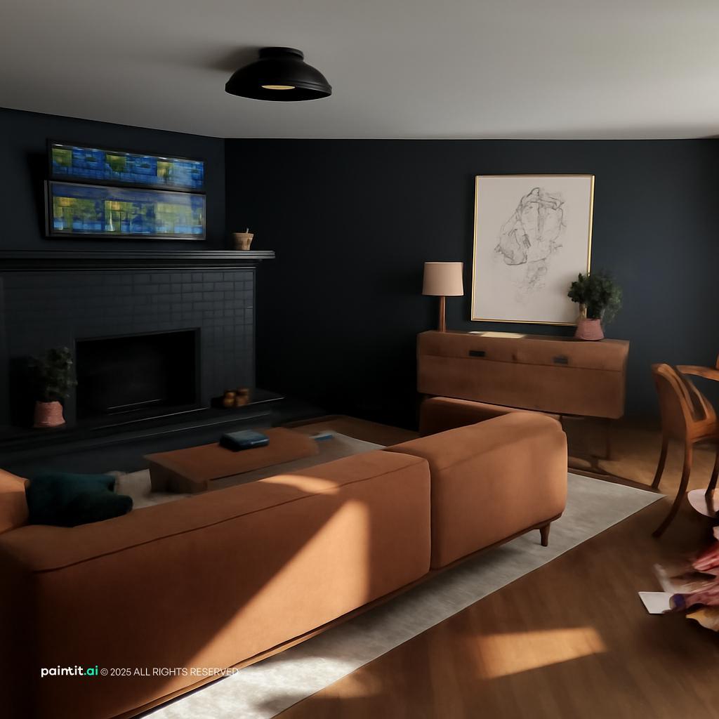 Dark Cottagecore Living Room: Design Ideas | Paintit.ai - 31