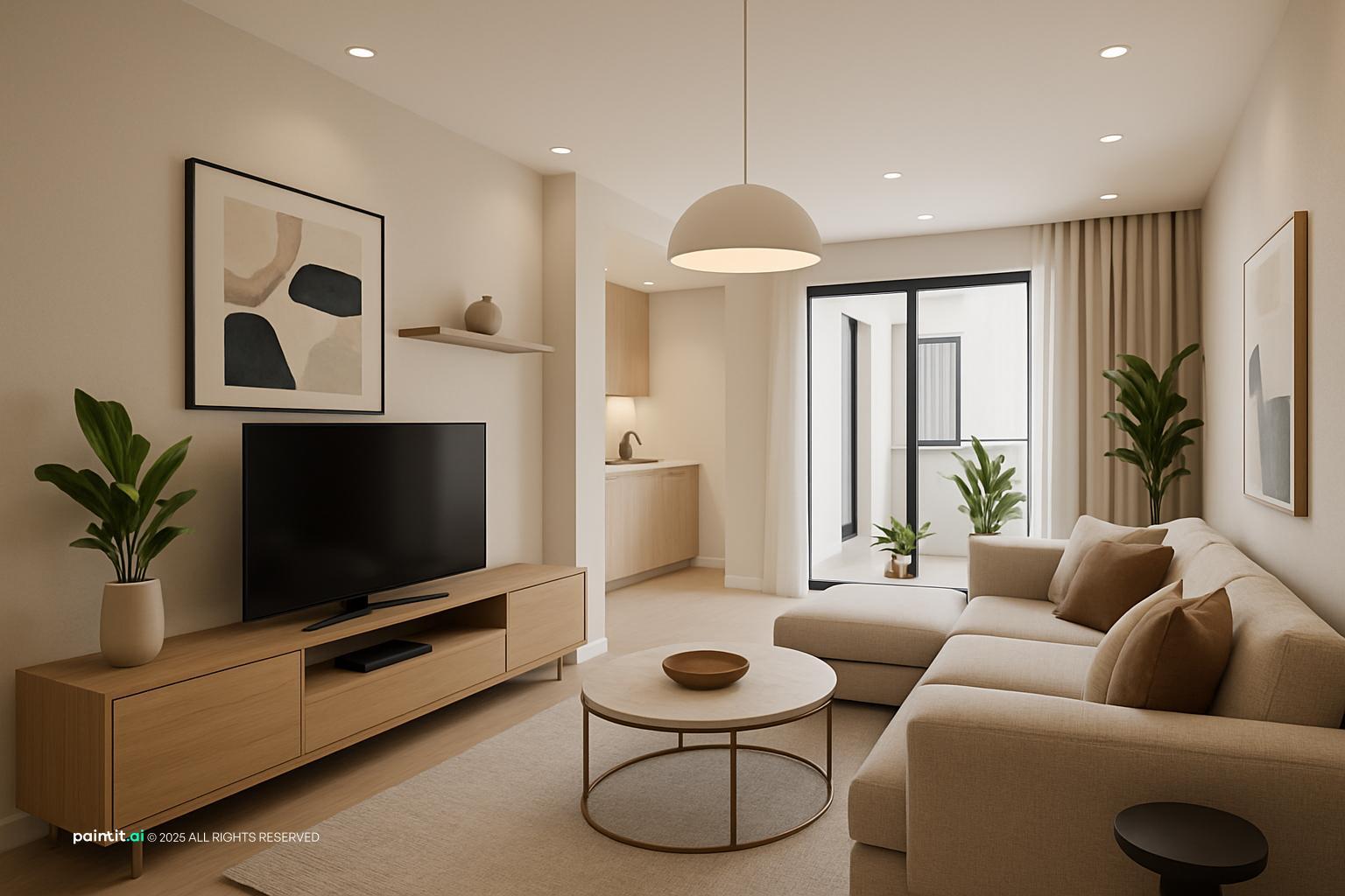 Small Zen Living Room - Design Concepts | Paintit.ai - 17