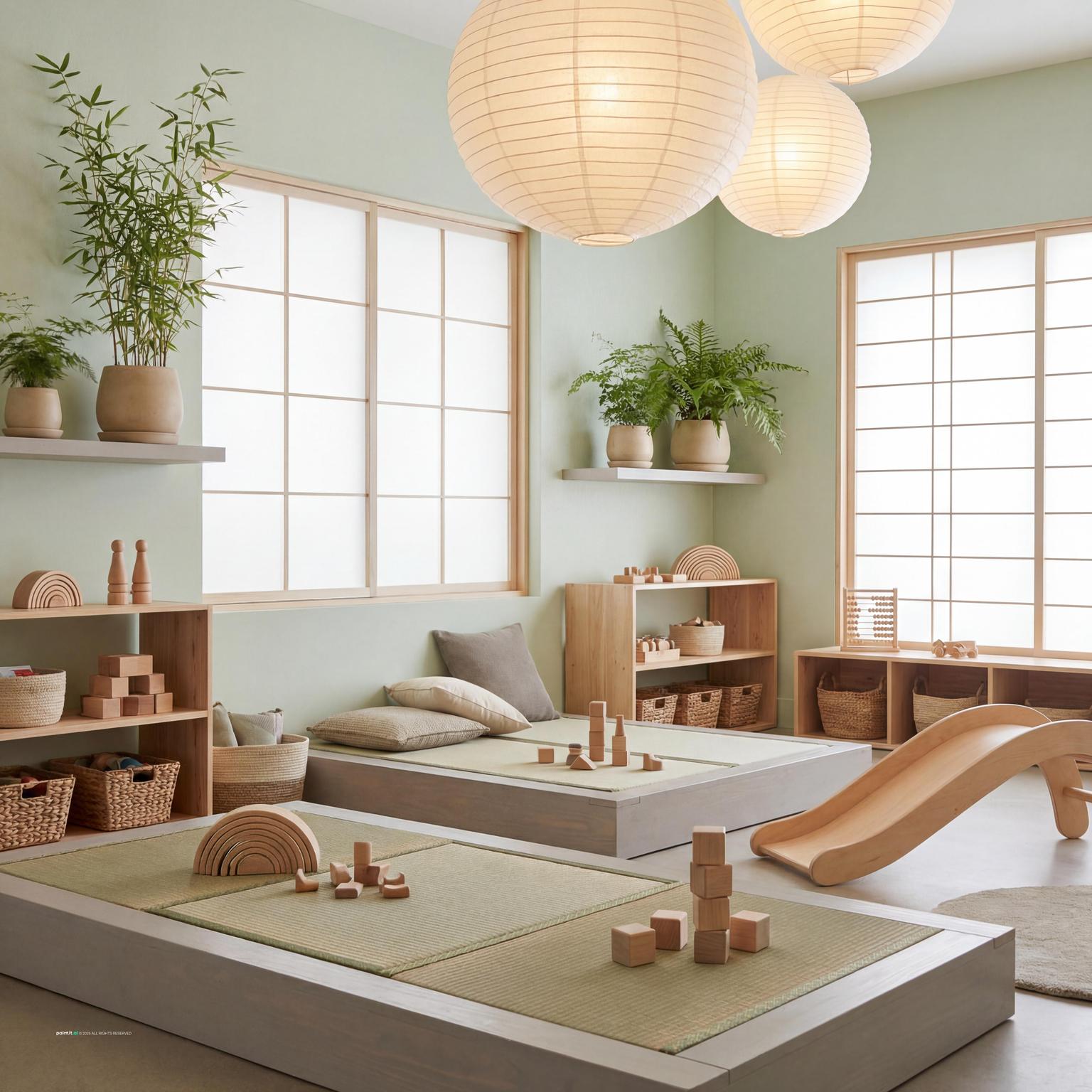 Preschool classroom interior design