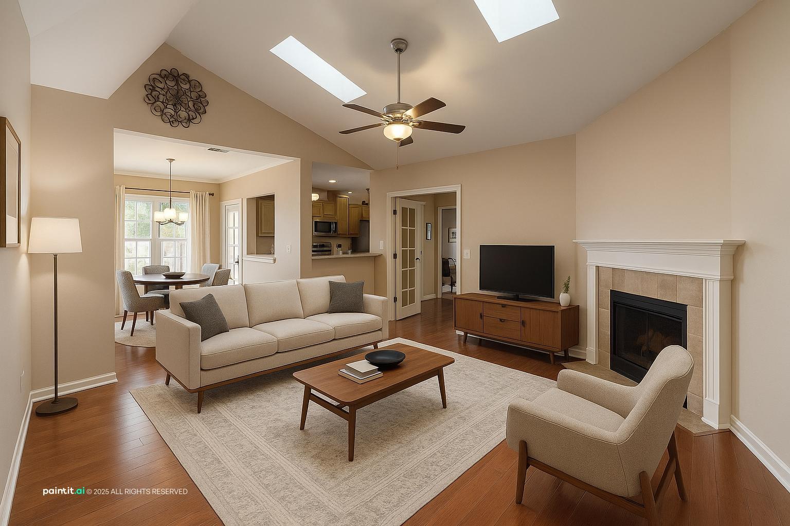 70s Living Room - Design Inspiration | Paintit.ai - 7