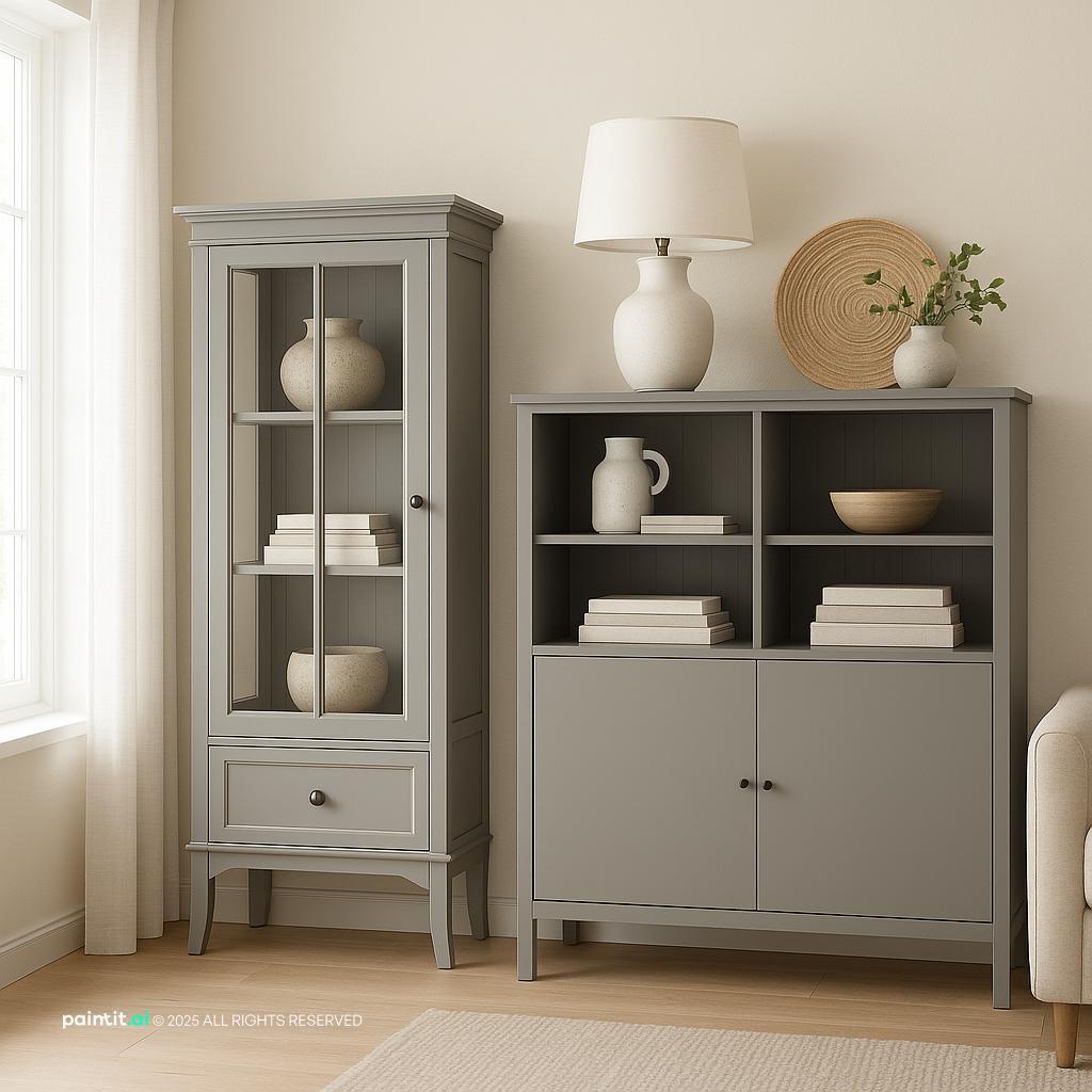 Elegant Living Room Corner Design with clean lines and a calm living room atmosphere.