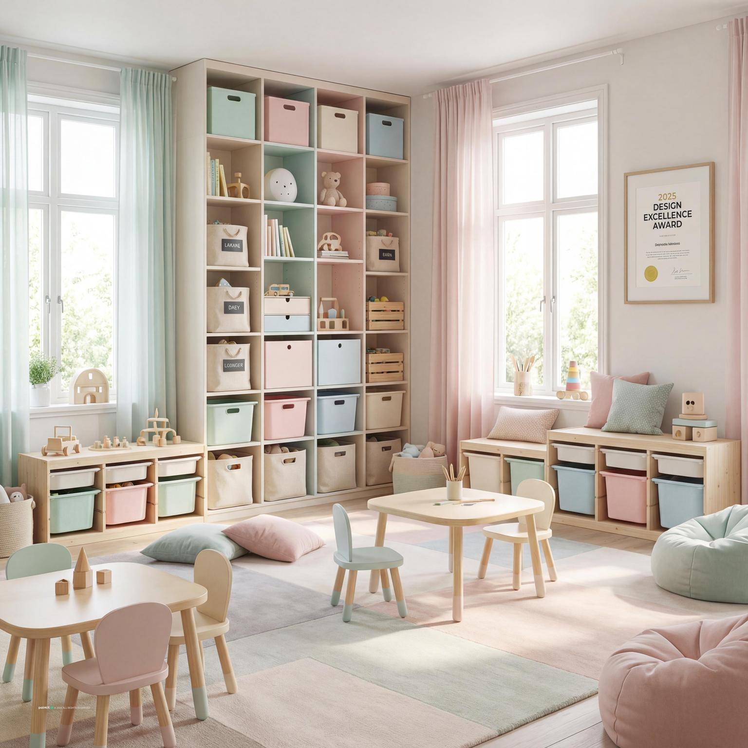 Preschool classroom interior design