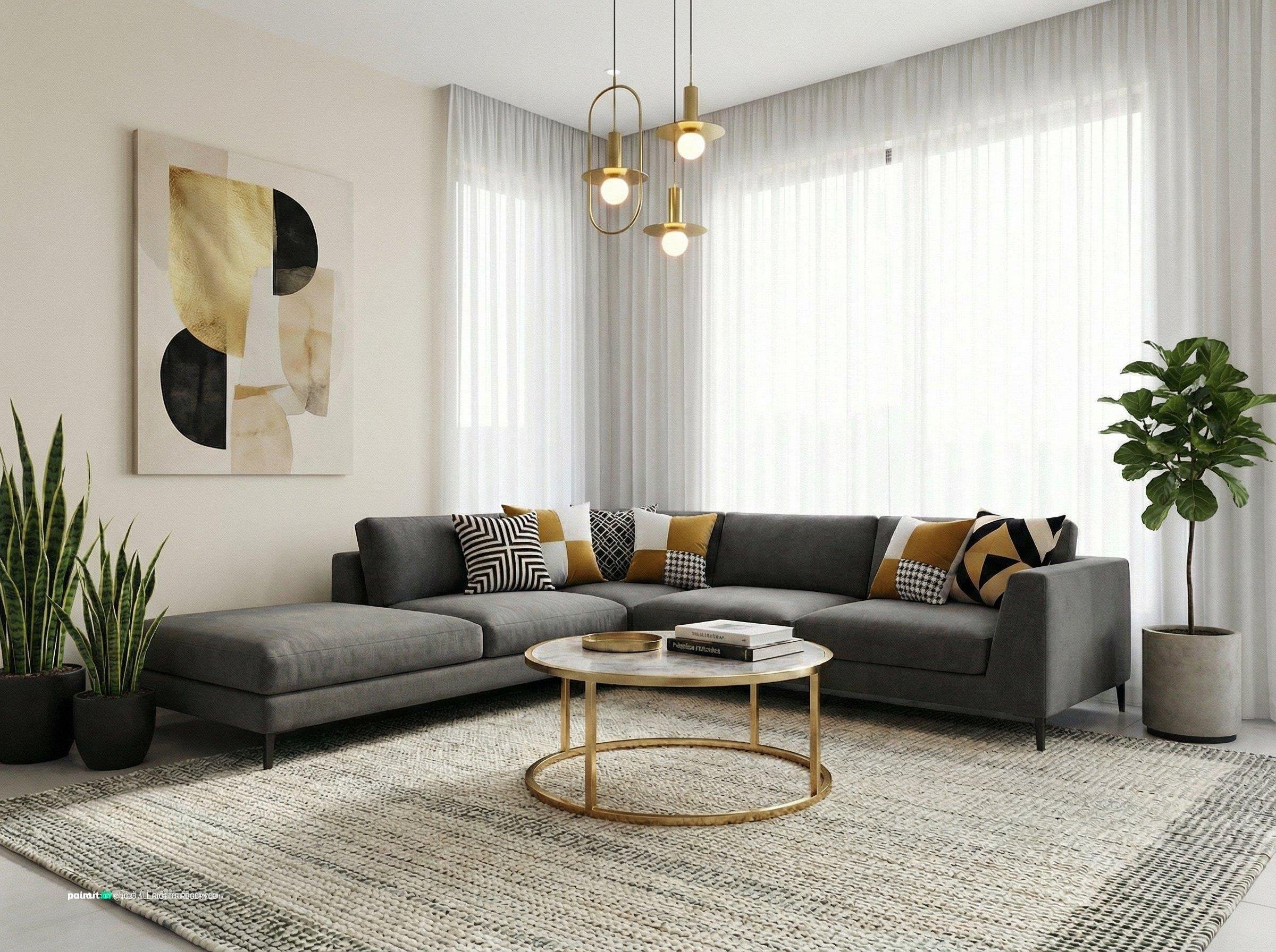 Yellow Living Room - Bright Decor Concepts | Paintit.ai - 36
