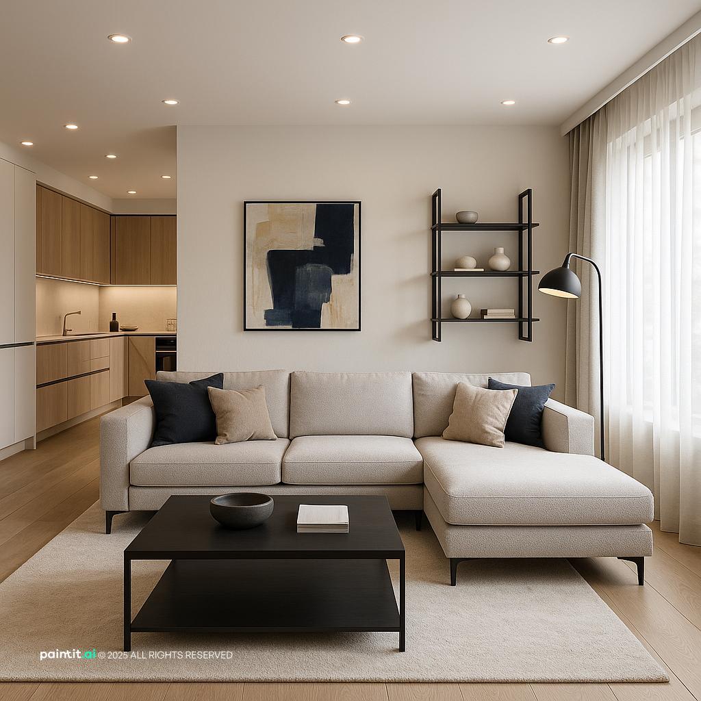 Stylish Modern Living Room Design, incorporating elegant white marble living room details.