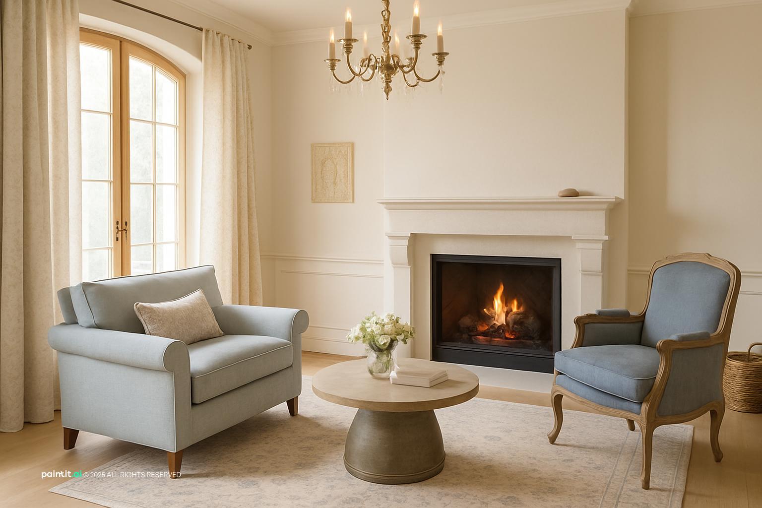 French Cottage Living Room - Chic Decor Ideas | Paintit.ai - 32