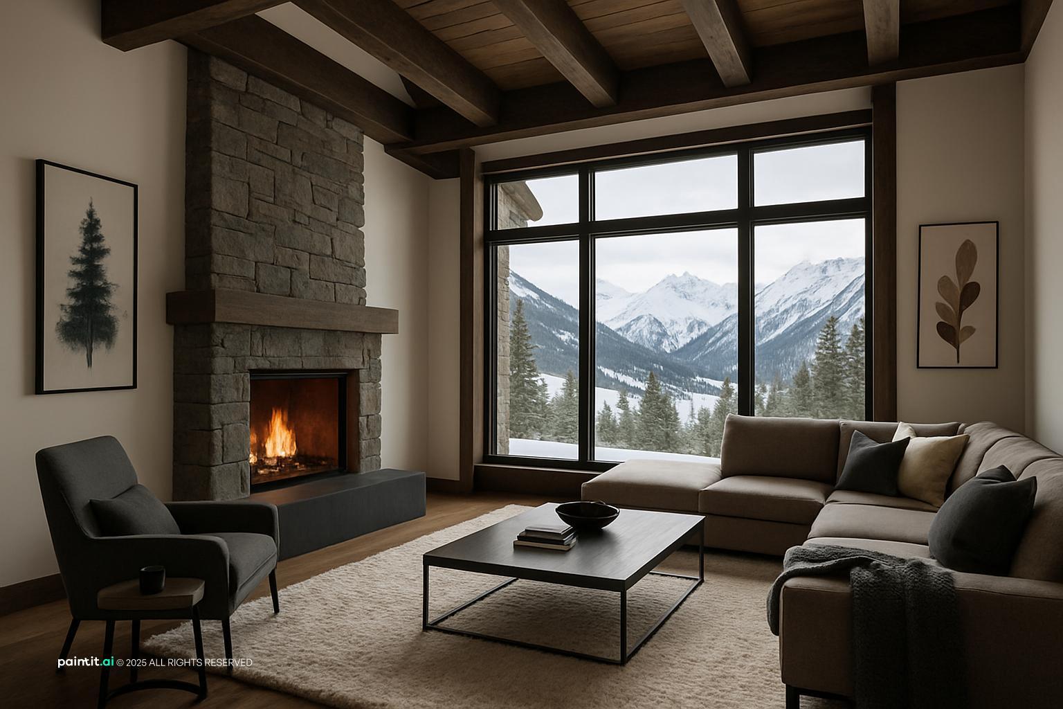 Modern Cottage Living Room - Design Ideas | Paintit.ai - 26