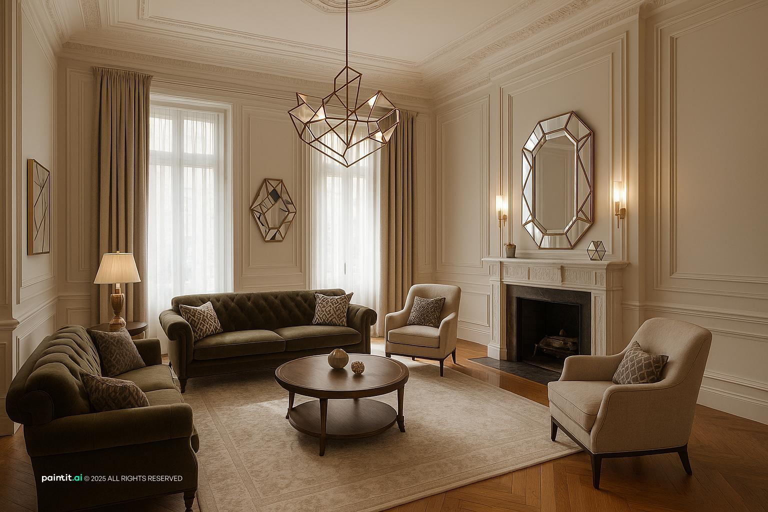 Colonial Living Room - Interior Ideas | Paintit.ai - 22