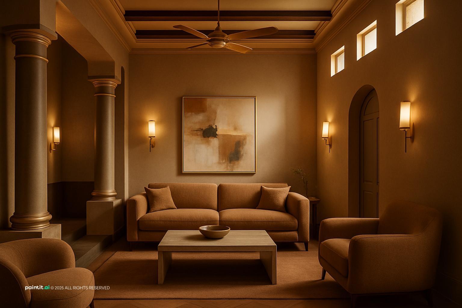 80s Luxury Living Room - Iconic Design Ideas | Paintit.ai - 29