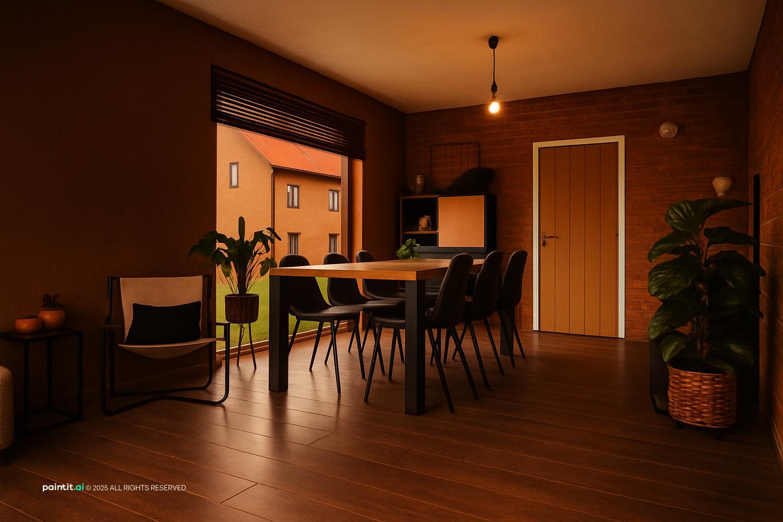 Vintage Industrial Living Room - Design Inspiration | Paintit.ai - 7