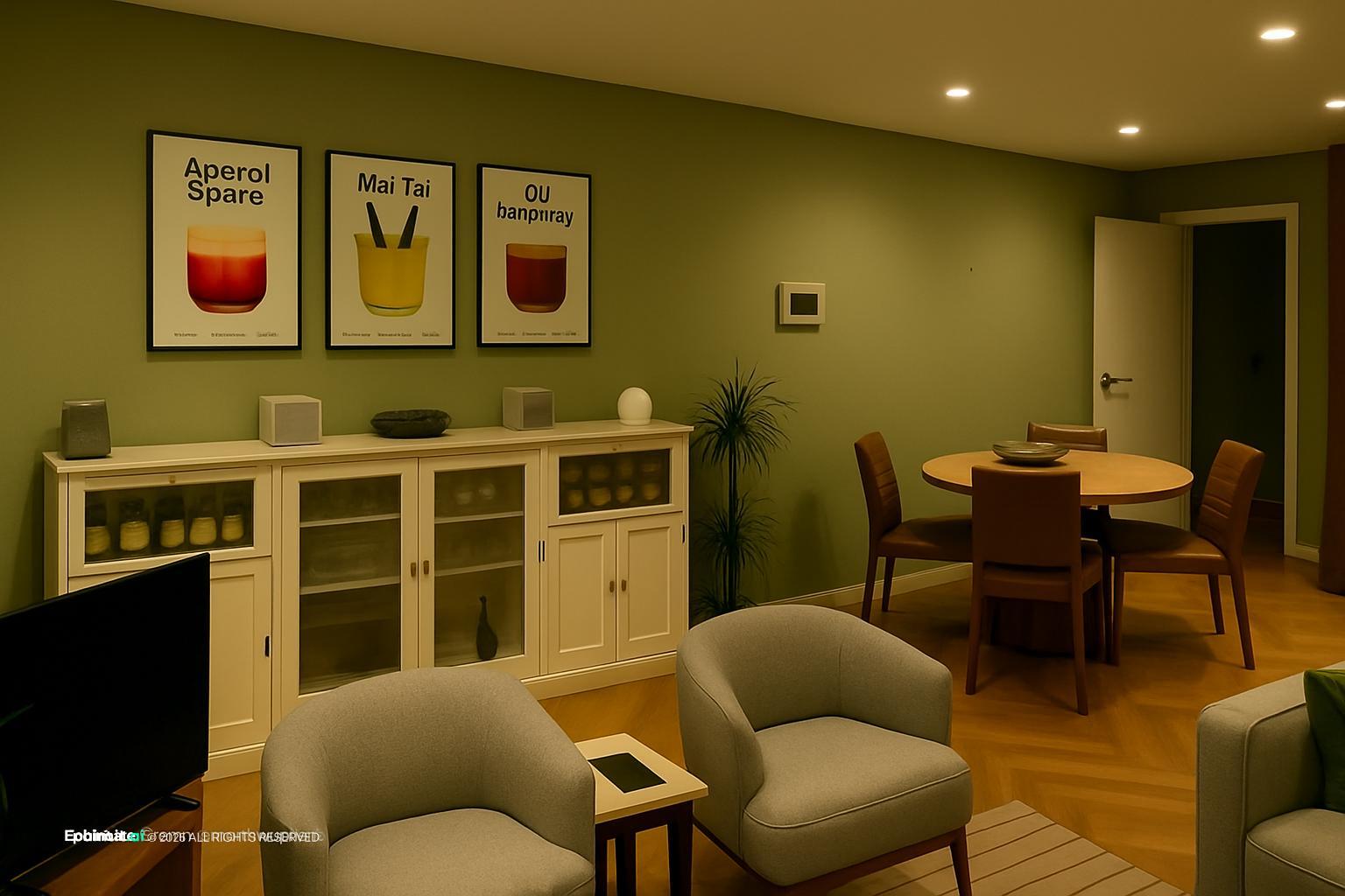 Sage Green and Cream Living Room - Sophisticated Design Ideas | Paintit.ai - 13