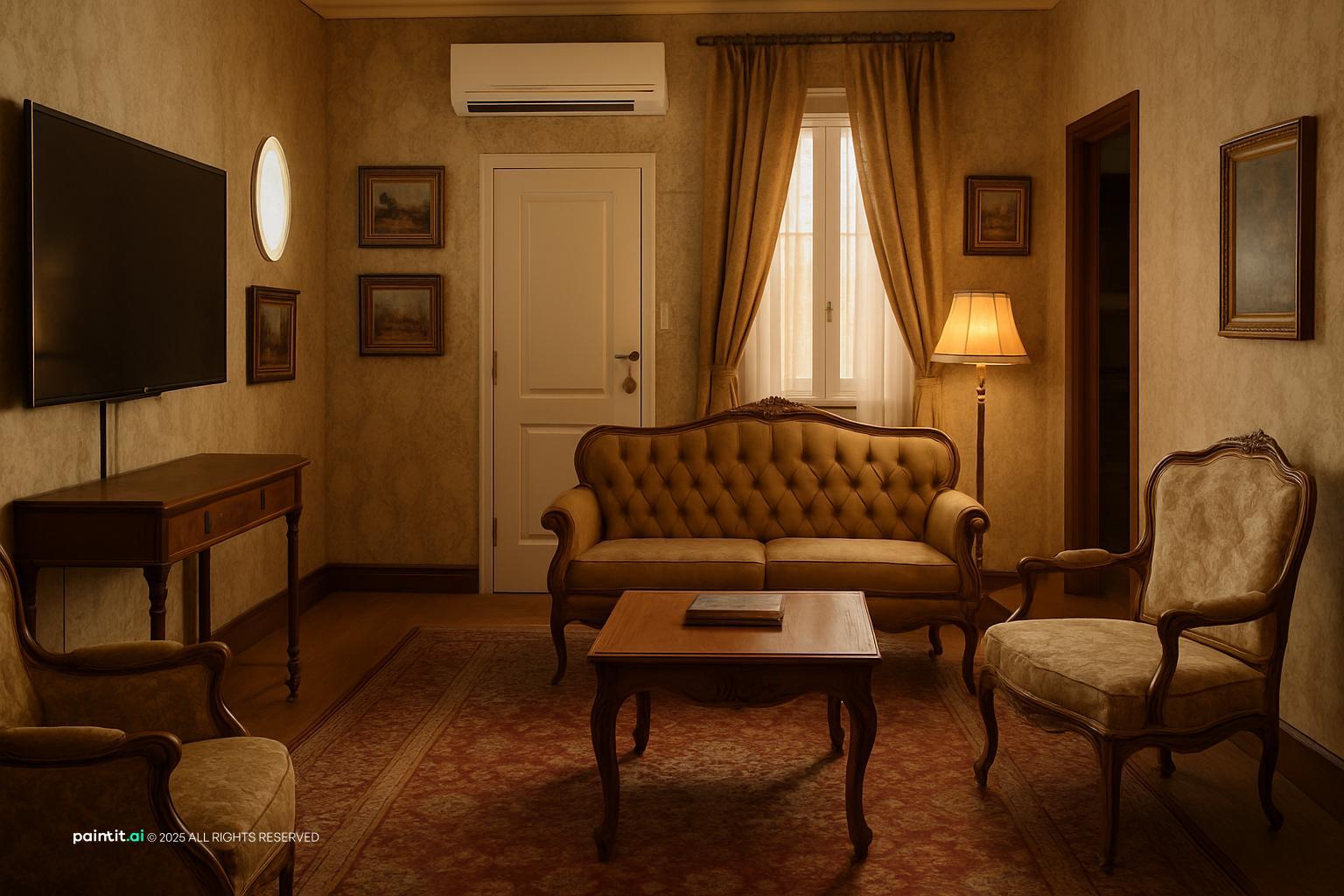 Victorian Style Living Room - Luxurious Decor Ideas | Paintit.ai - 7
