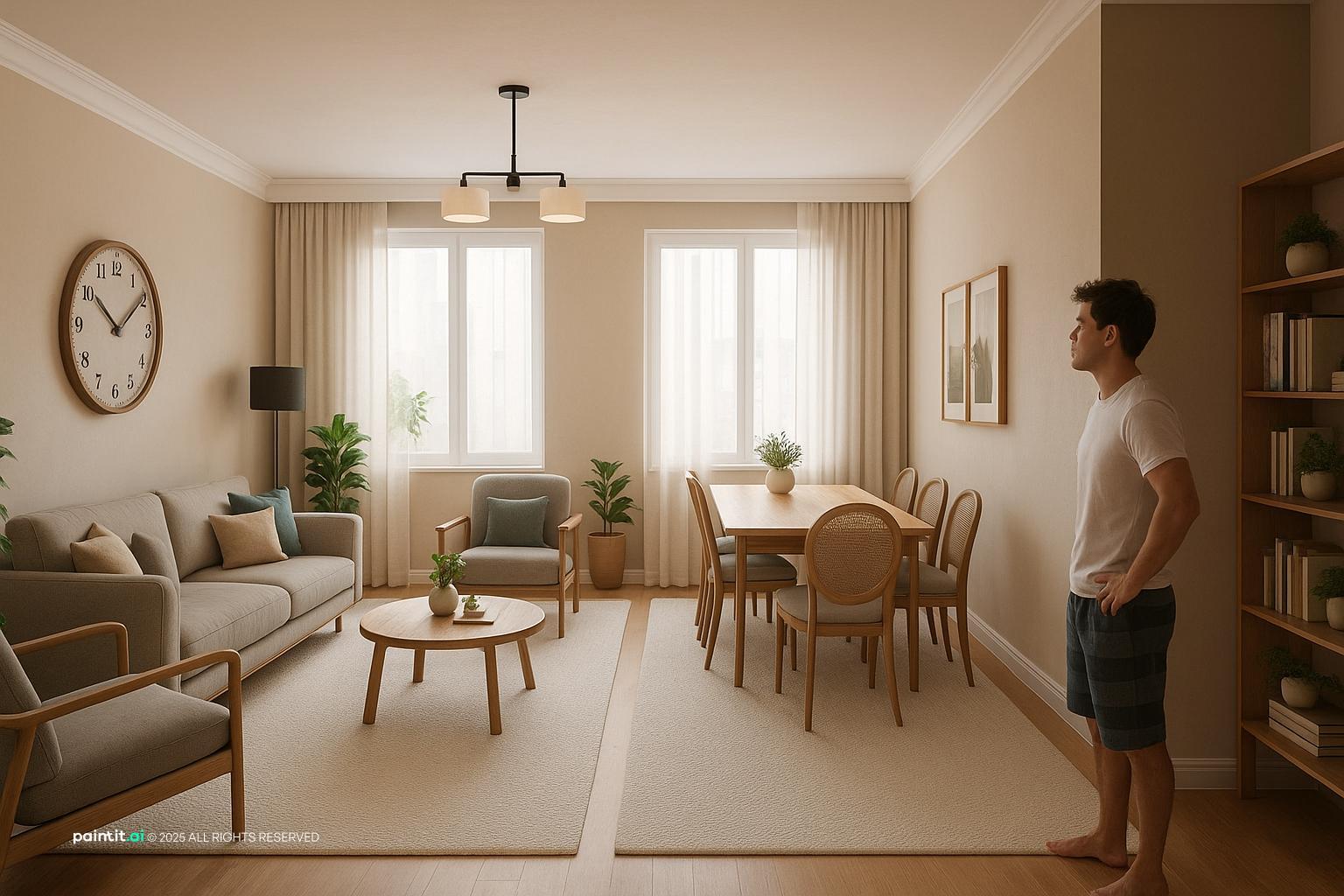 Wicker Living Room Ideas - Design Inspiration | Paintit.ai - 13