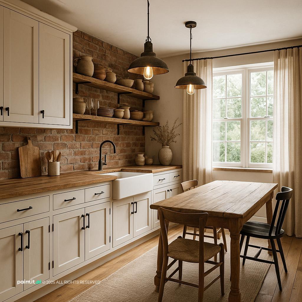 Charming Rustic Farmhouse Kitchen 4 for Country Style Interior Design Characteristics