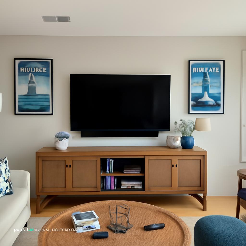 Cape Cod Living Room - Coastal Design | Paintit.ai - 4