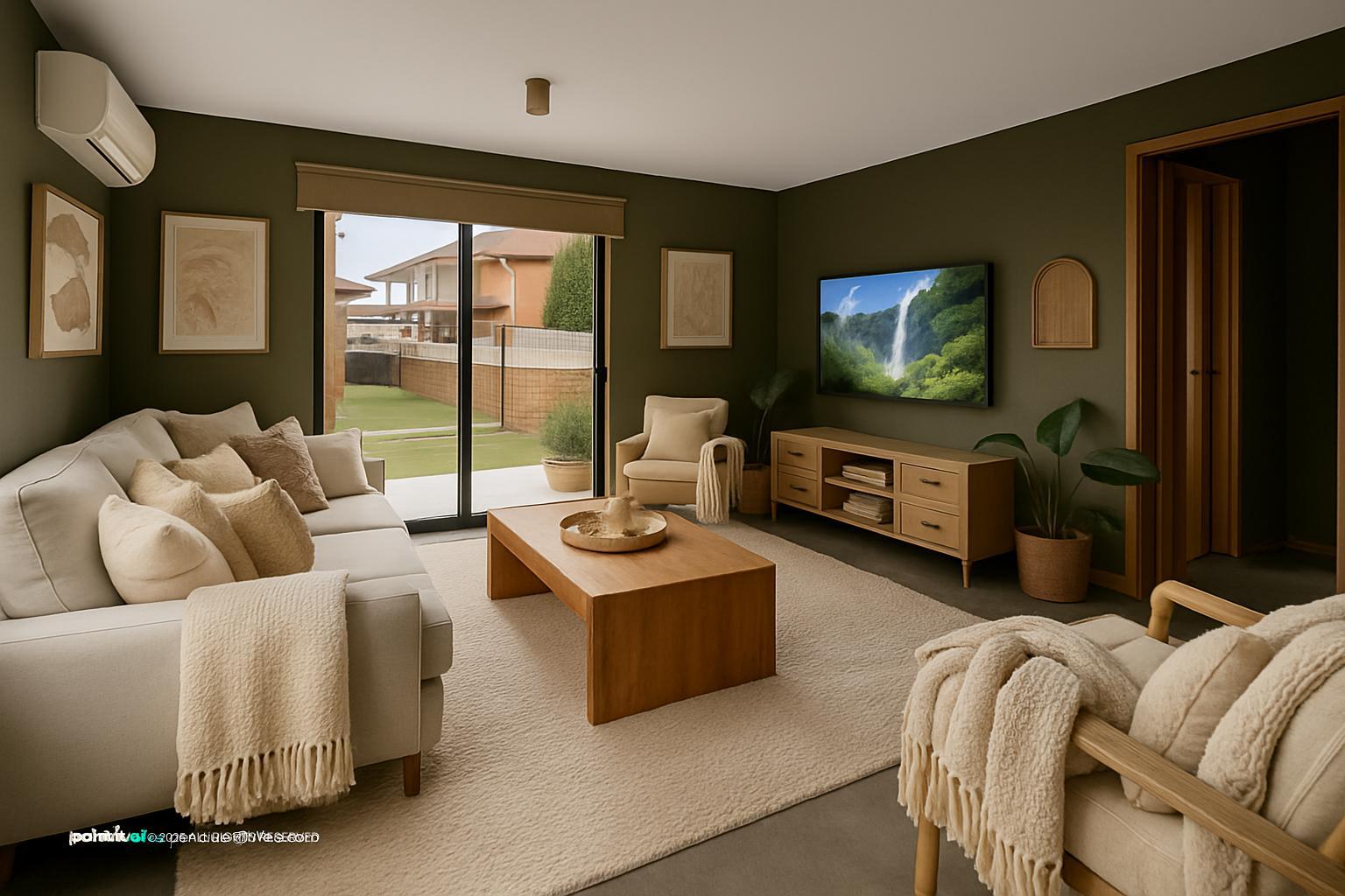 Warm Beige Living Room Ideas - Elegant Design Concepts | Paintit.ai - 5