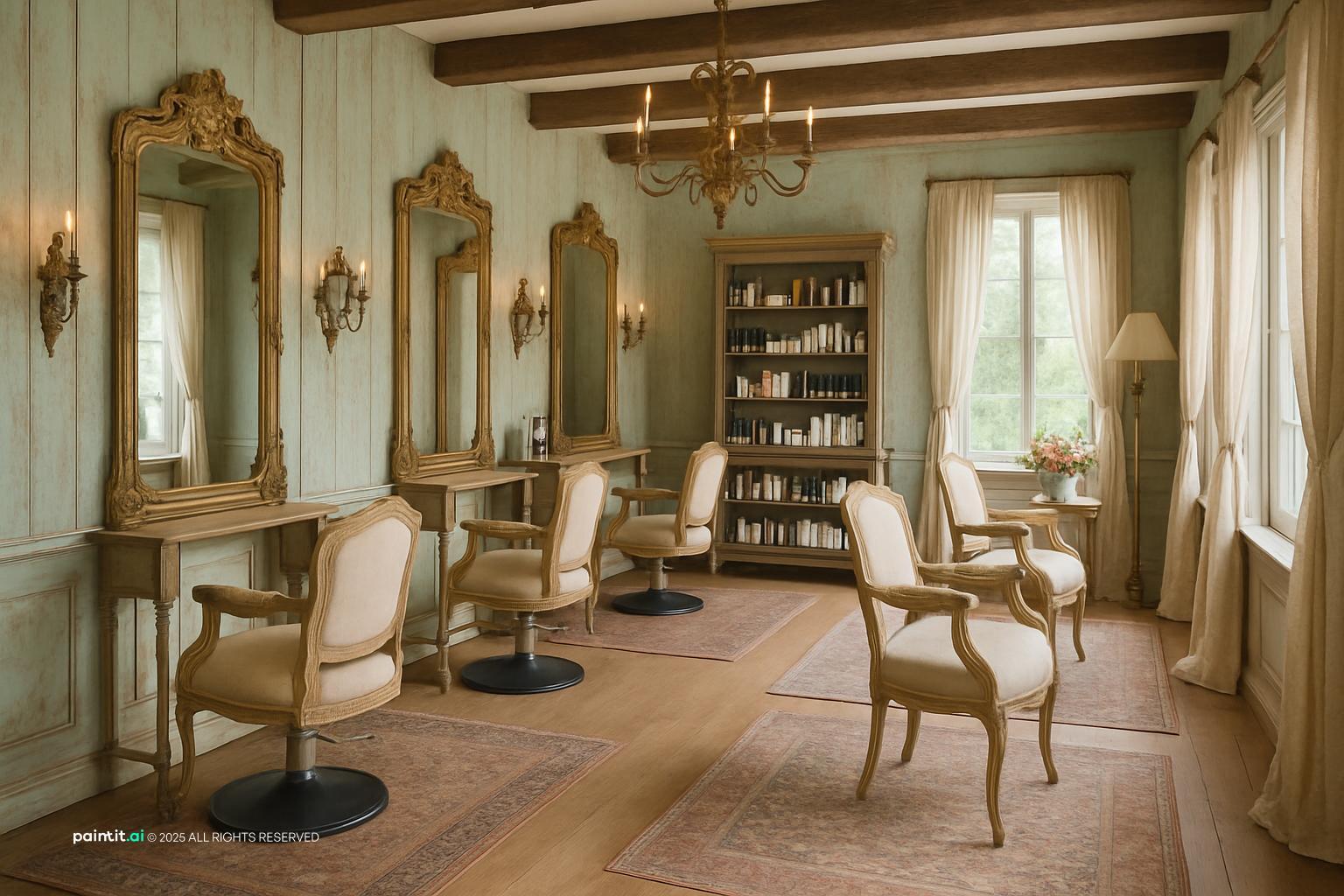 Salon interior design