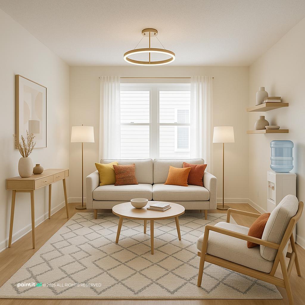 Yoga Living Room - Harmonious Interior Design | Paintit.ai - 16