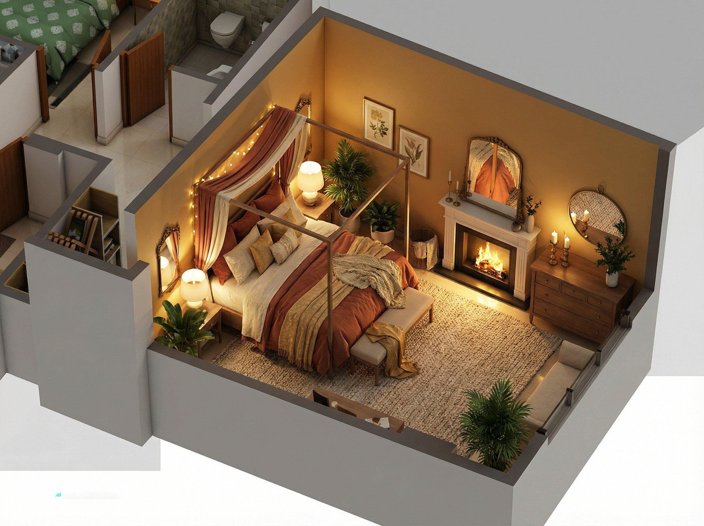 Cozy Dark Living Room: Interior Inspiration | Paintit.ai - 21