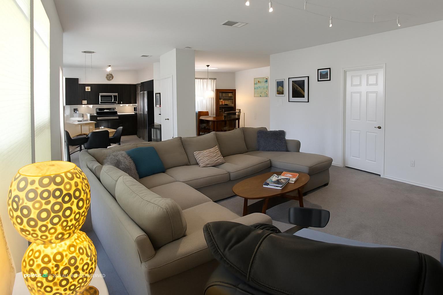 Yellow Living Room - Bright Decor Concepts | Paintit.ai - 3