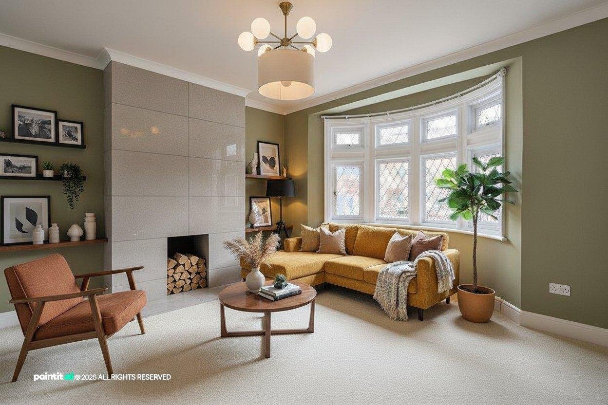 1960s Living Room: Mid-Century Modern Decor | Paintit.ai - 6