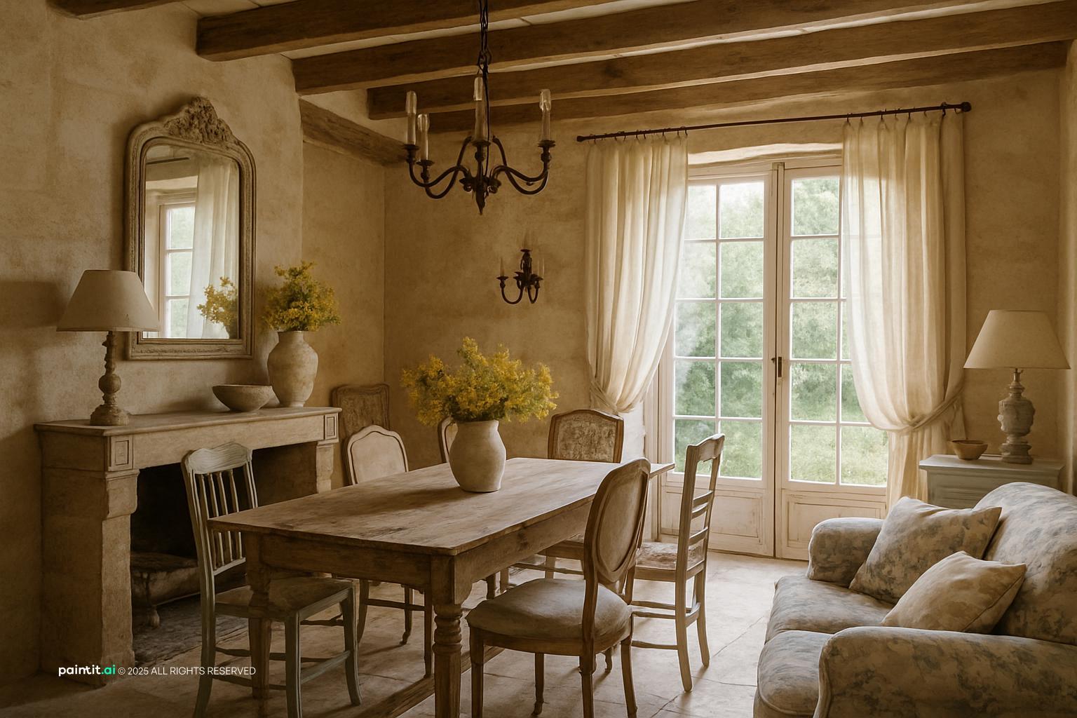 New Orleans French Quarter interior with antiques wrought iron wood and rich historic character 2