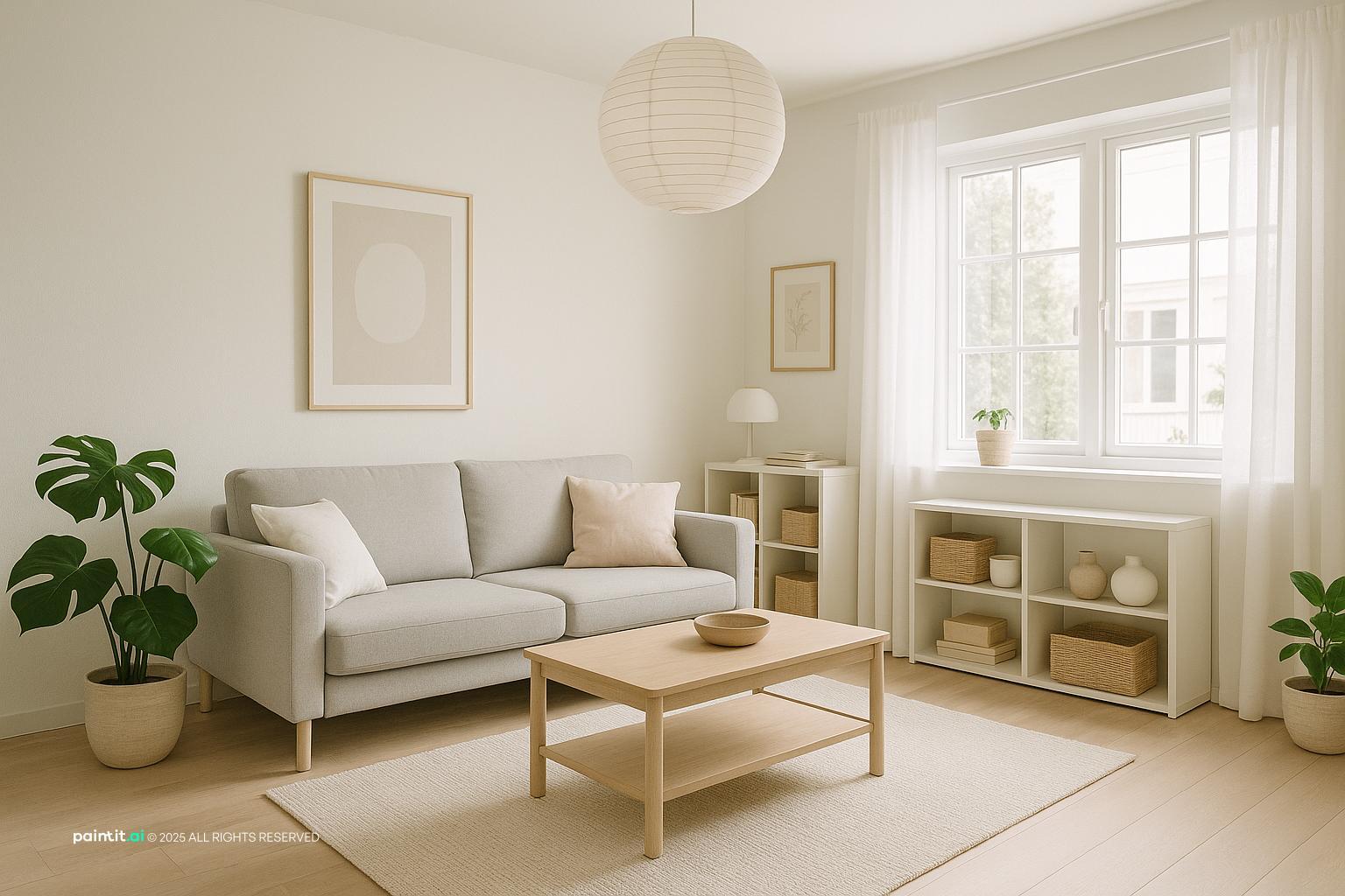Scandinavian Living Room Design showing Scandinavian simplicity, light wood warmth, natural light for Scandinavian Design Living Room.