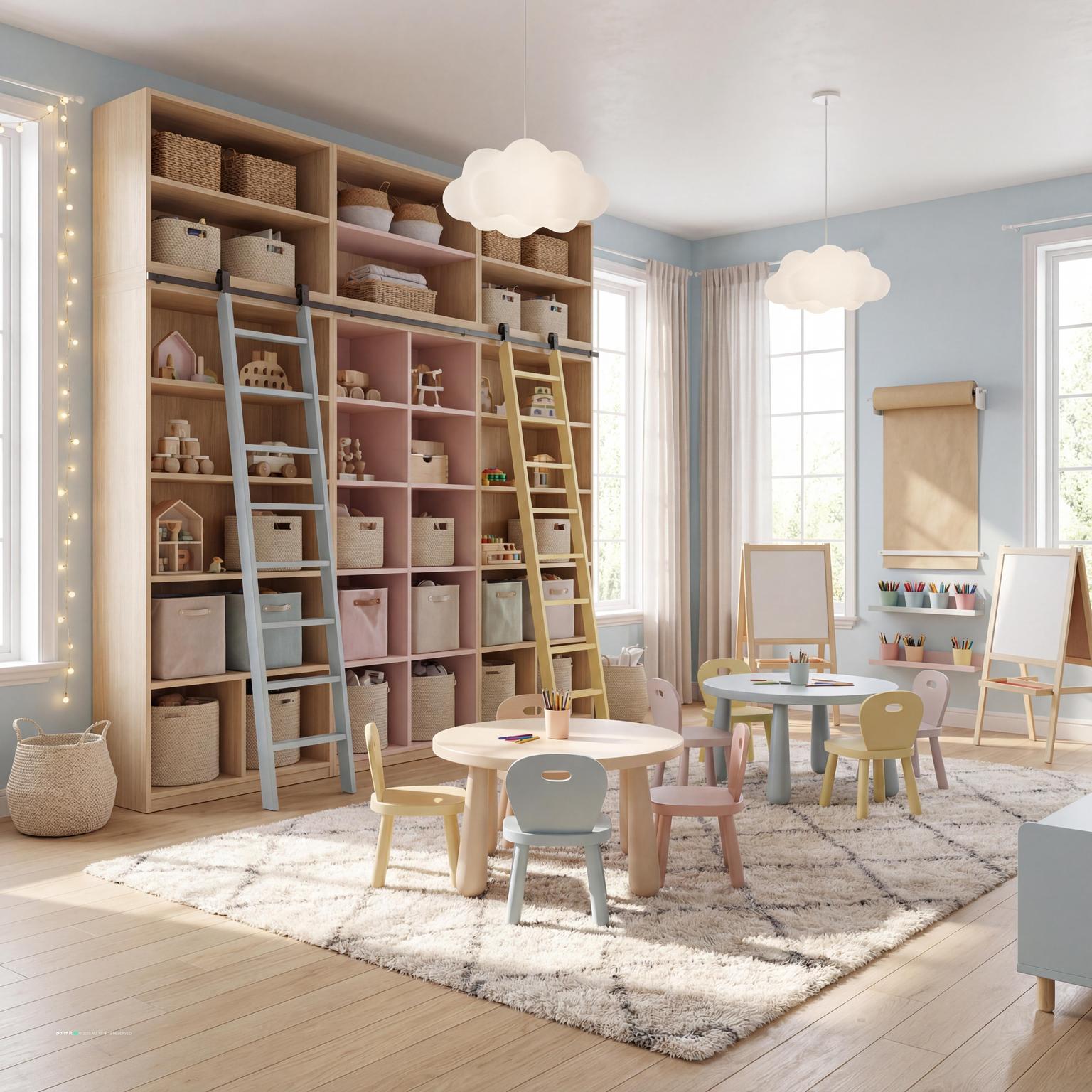 Preschool classroom interior design