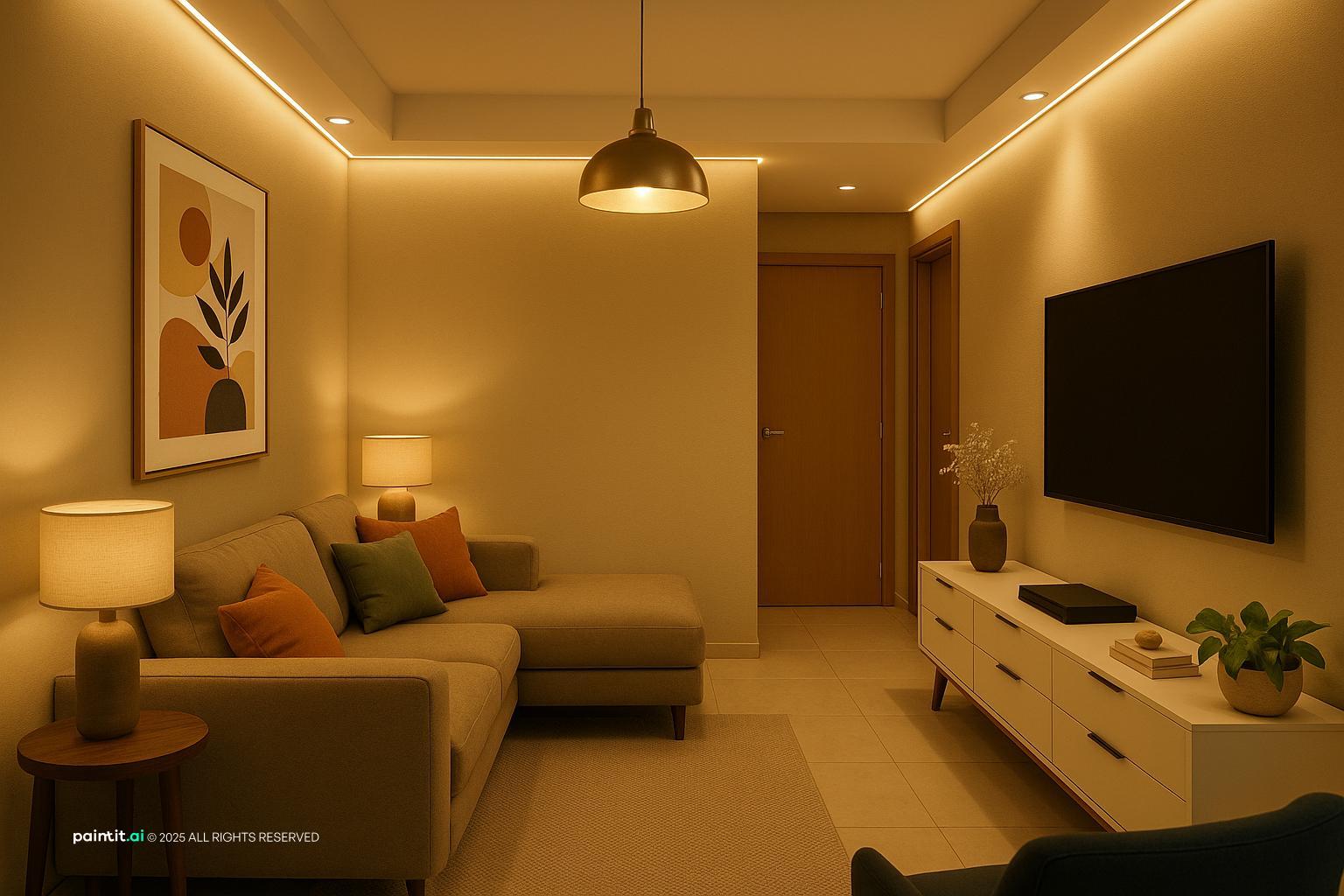 Rectangular Living Room Ideas - Layout & Decor Solutions | Paintit.ai - 31