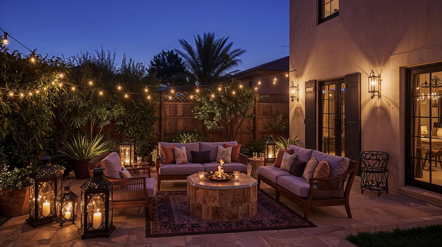 Light Up the Night: Moroccan-Inspired Outdoor Ambiance