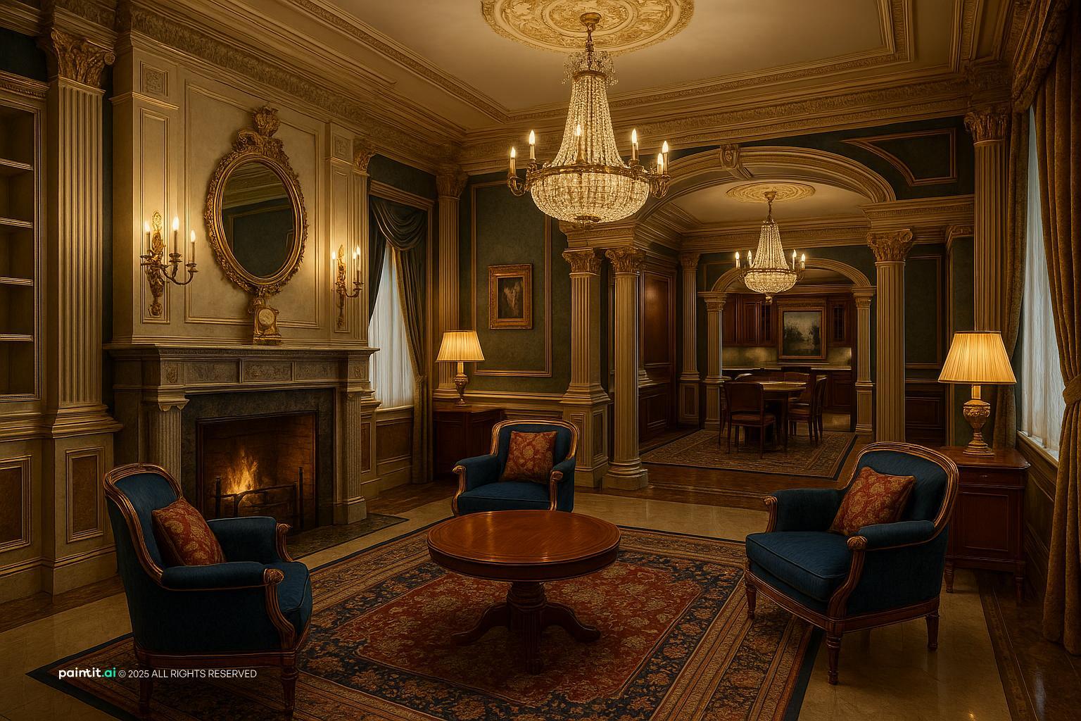 Old Money Living Room: Timeless Interior Concepts | Paintit.ai - 19