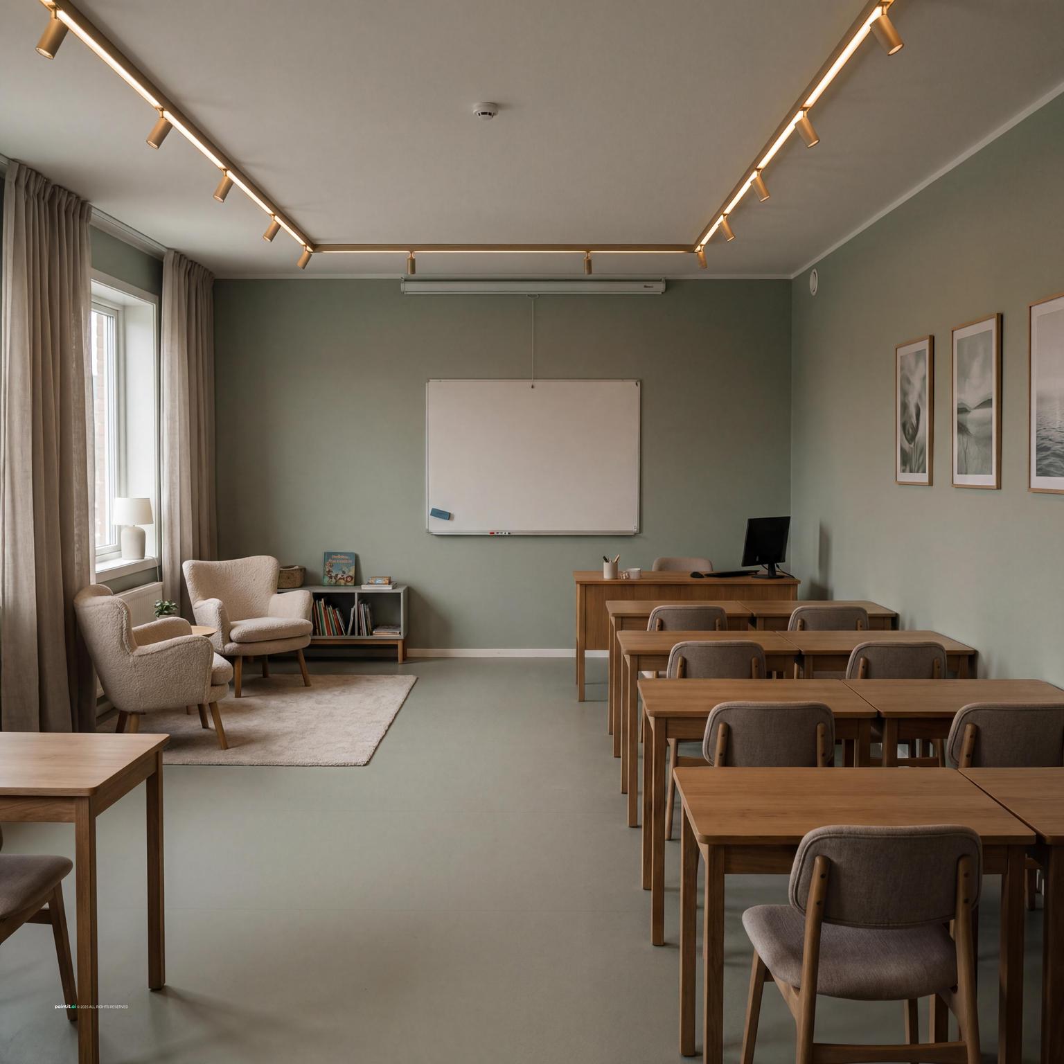 Preschool classroom interior design