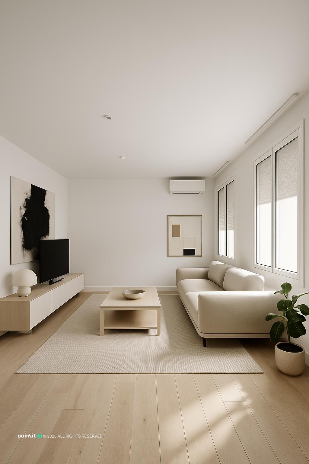 Small Zen Living Room - Design Concepts | Paintit.ai - 31