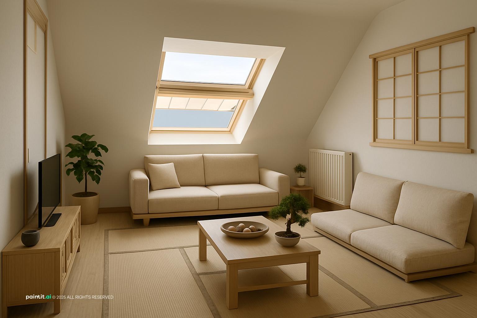 Small Zen Living Room - Design Concepts | Paintit.ai - 34